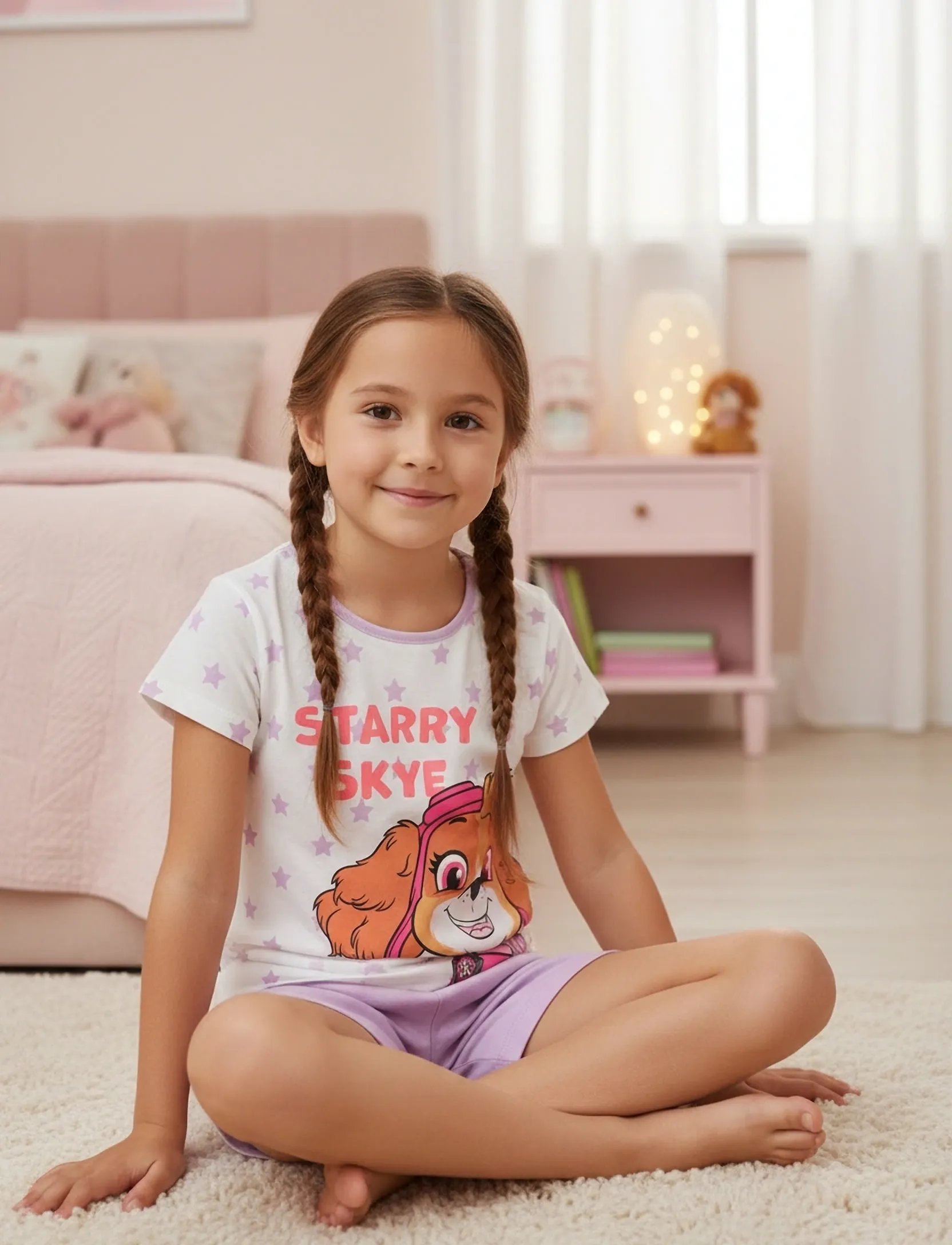 Paw Patrol Pyjama, 104, White, Pyjamas > Pyjamas-Sæt, Børn
