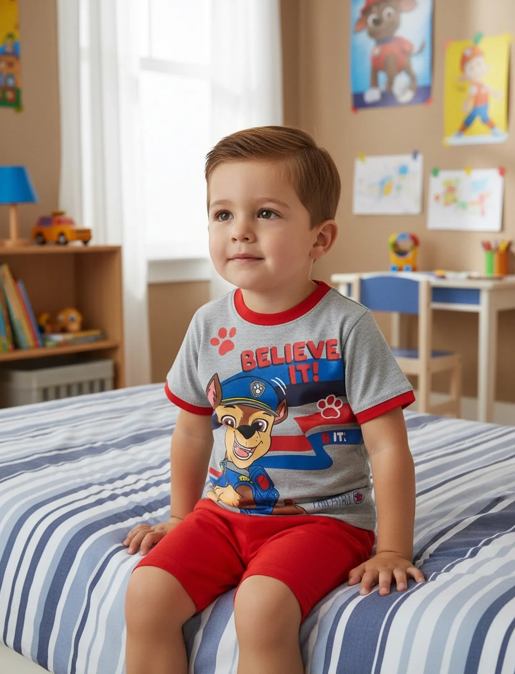 Paw Patrol Pyjama, 98, Red, Pyjamas > Pyjamas-Sæt, Børn