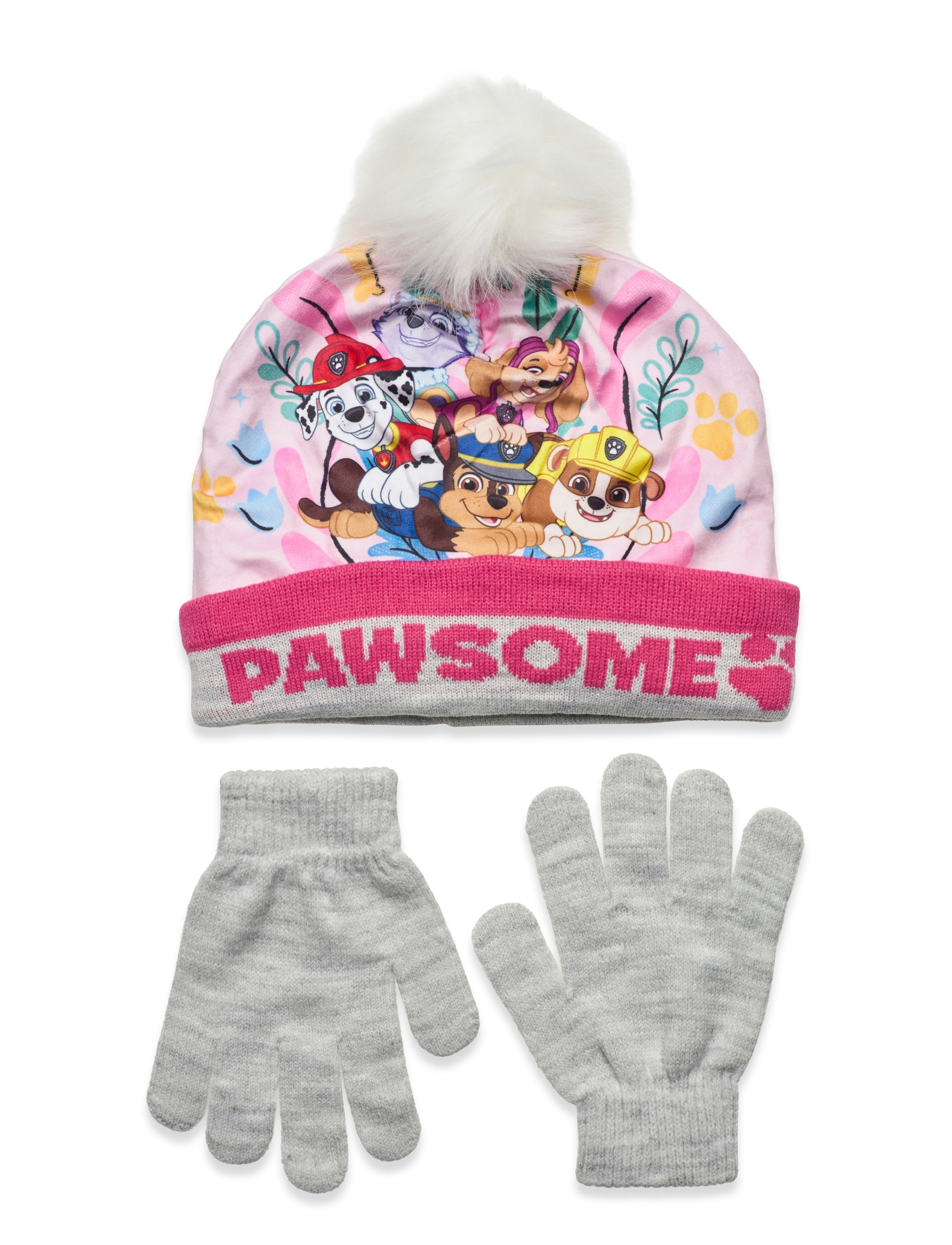 SET CAP + GLOOVES - LIGHT GREY