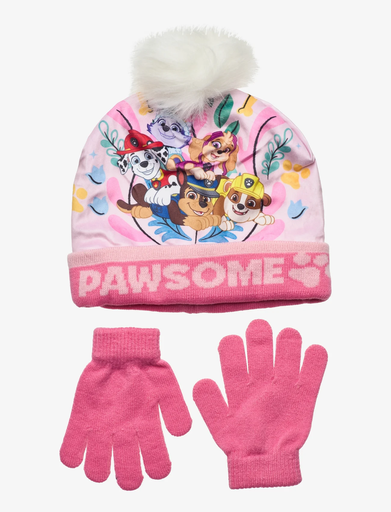 Paw Patrol - SET CAP + GLOOVES - die niedrigsten preise - pink - 0