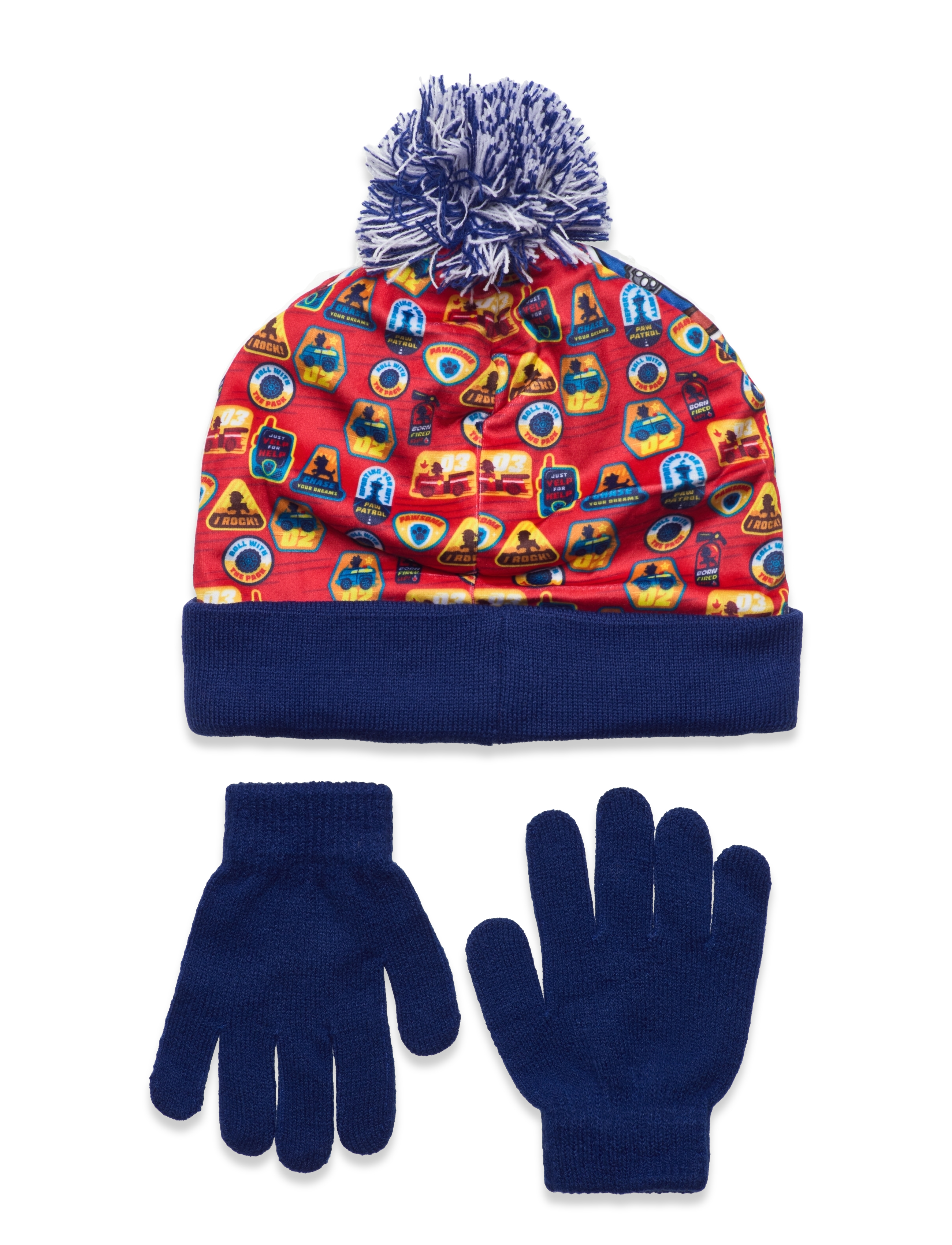 Paw Patrol - SET CAP + GLOOVES - blue - 1