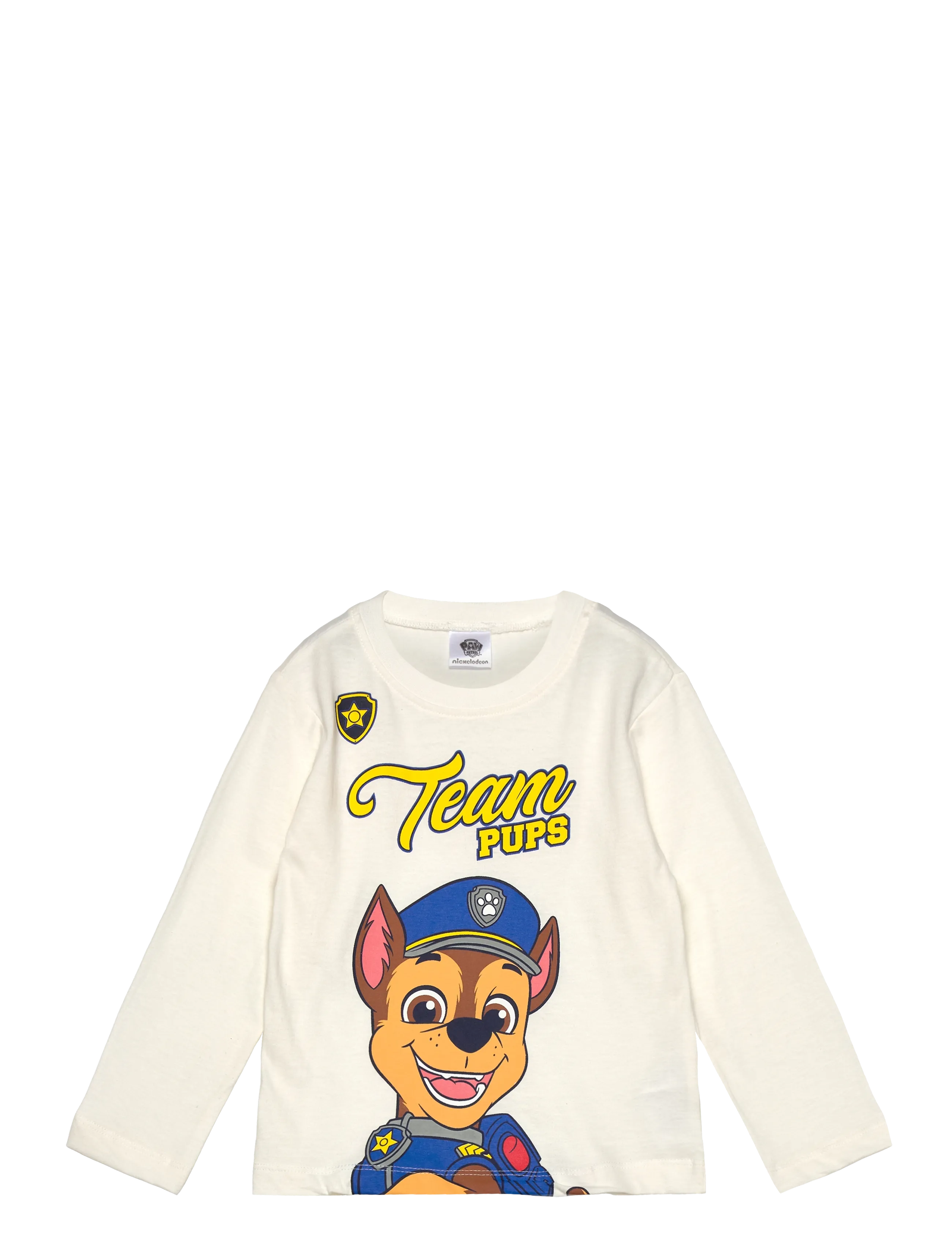 Paw Patrol Tshirt, 116, T-shirts, Creme - Long-sleeved Kinder