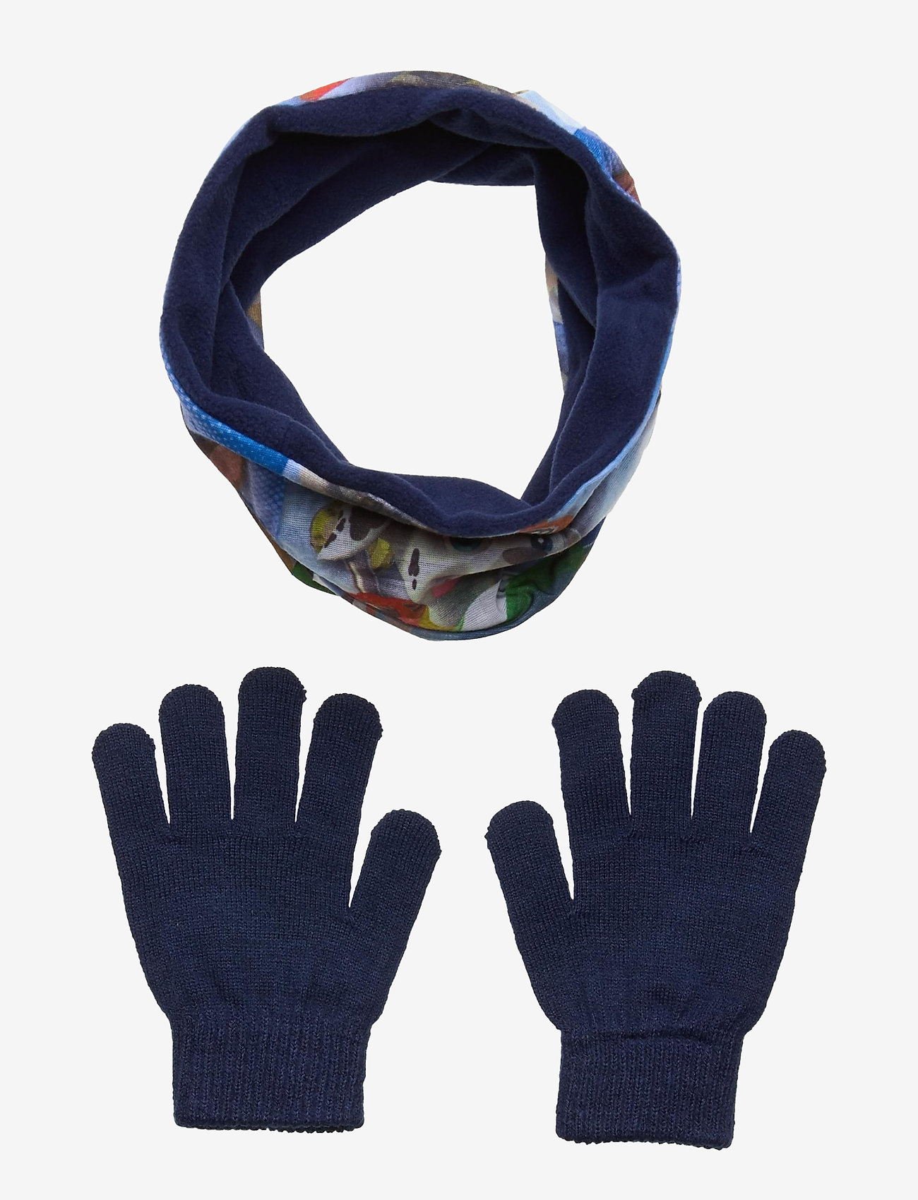 Paw Patrol - SET 2 PCS COLLAR GLOVES - navy - 1