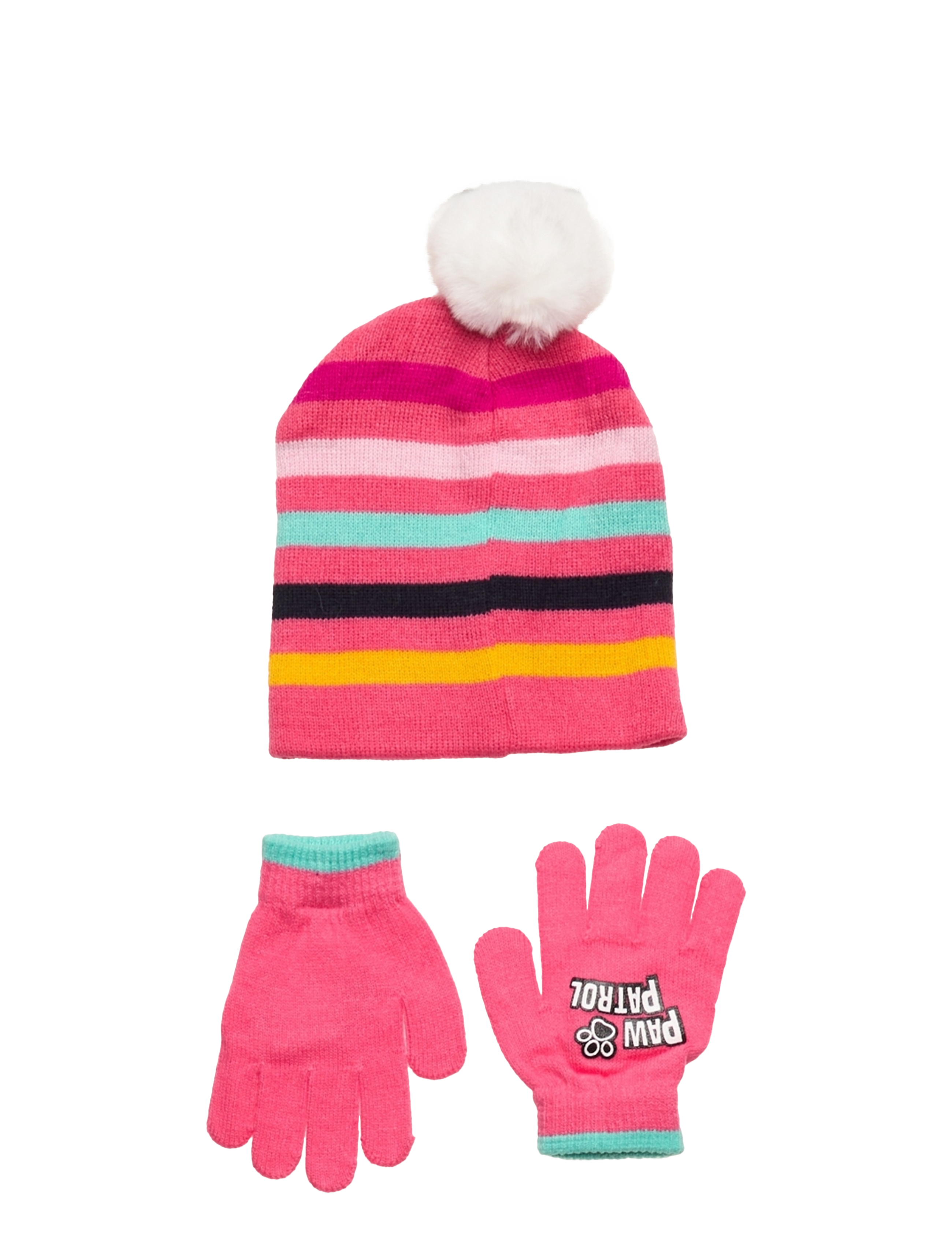 Paw Patrol - SET CAP + GLOOVES - pink - 1