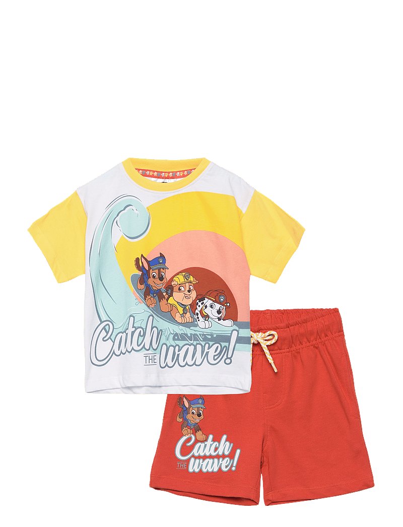 Paw Patrol - T SHIRT + SHORT - set med kortärmad t-shirt - white - 1