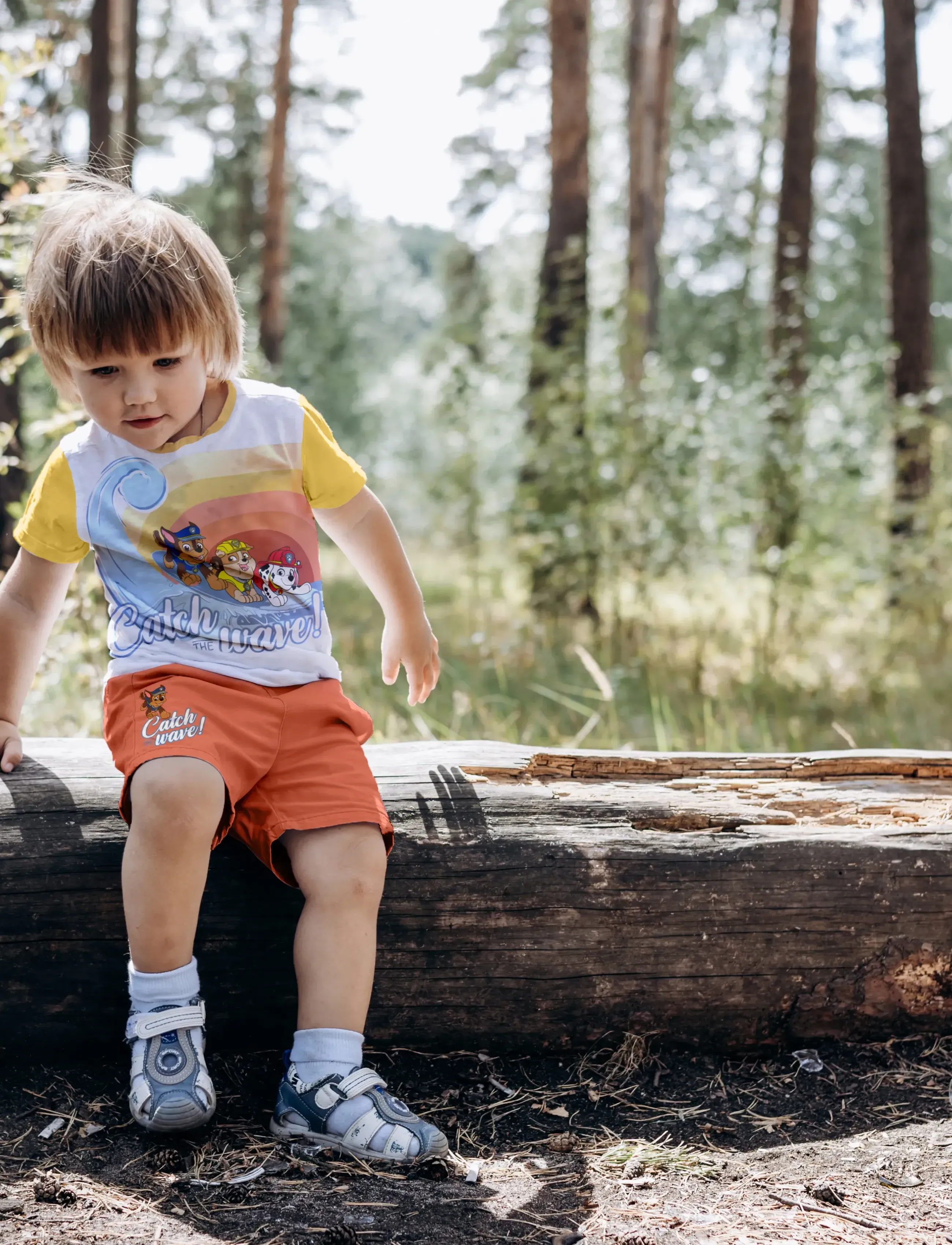 Paw Patrol T Shirt + Short, 116, Sets, Mehrfarbig/gemustert - Sets With Short-sleeved T-shirt, Kinder