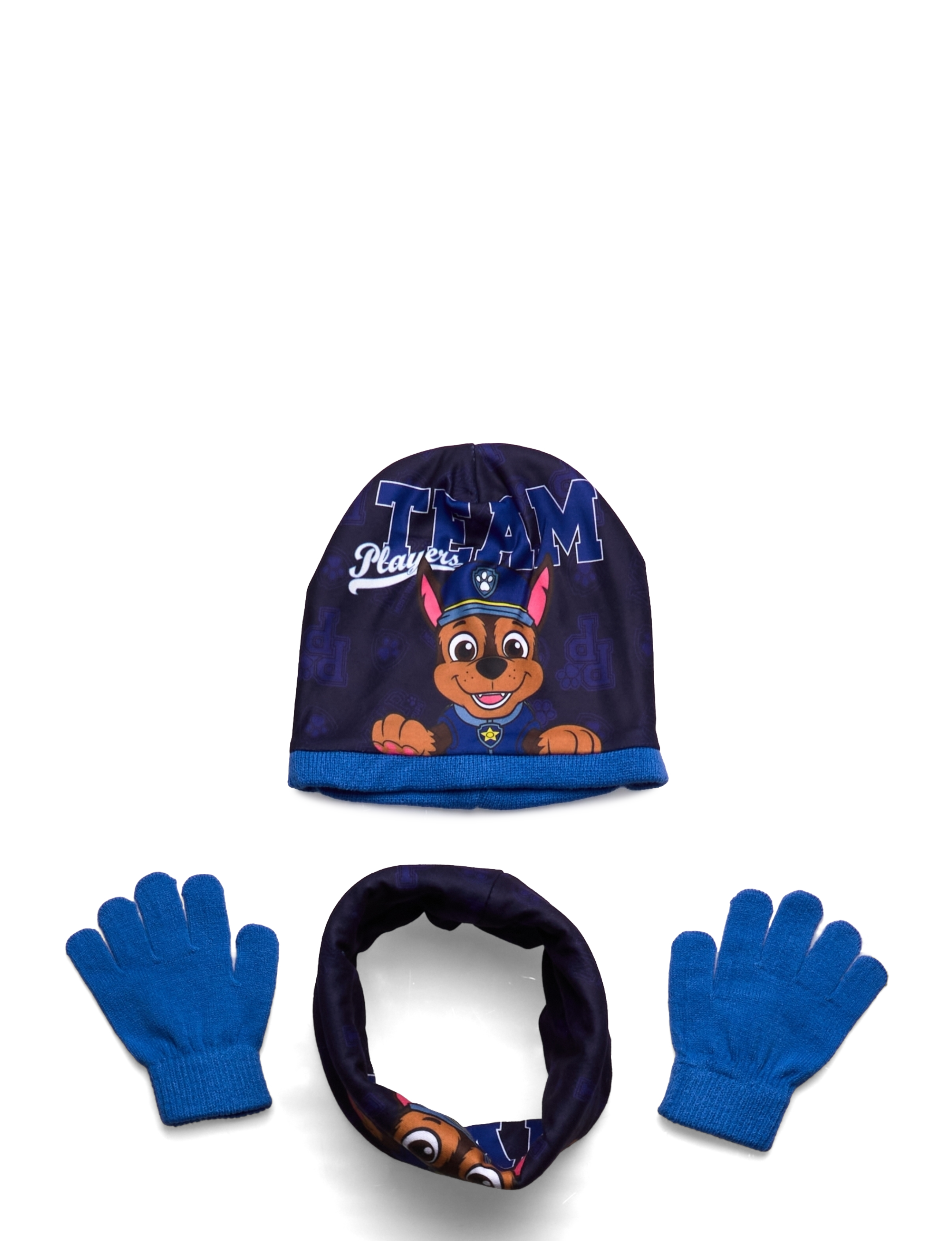 Paw Patrol - BONNET + GLOVES + COLLAR - blue - 2