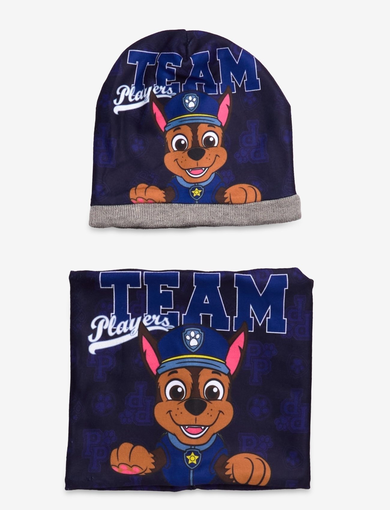 Paw Patrol - BONNET + GLOVES + COLLAR - lgrey - 0
