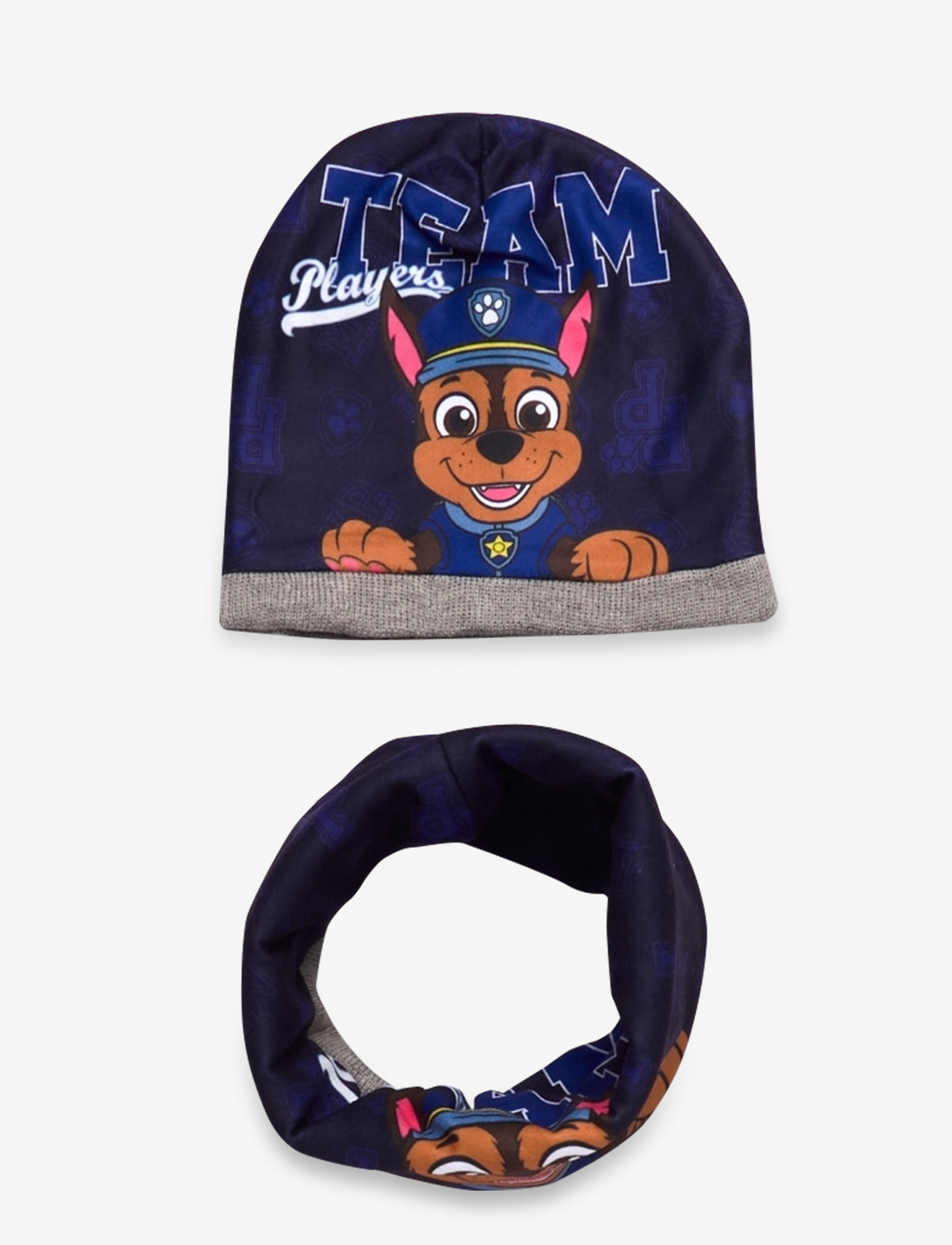 Paw Patrol - BONNET + GLOVES + COLLAR - lgrey - 1