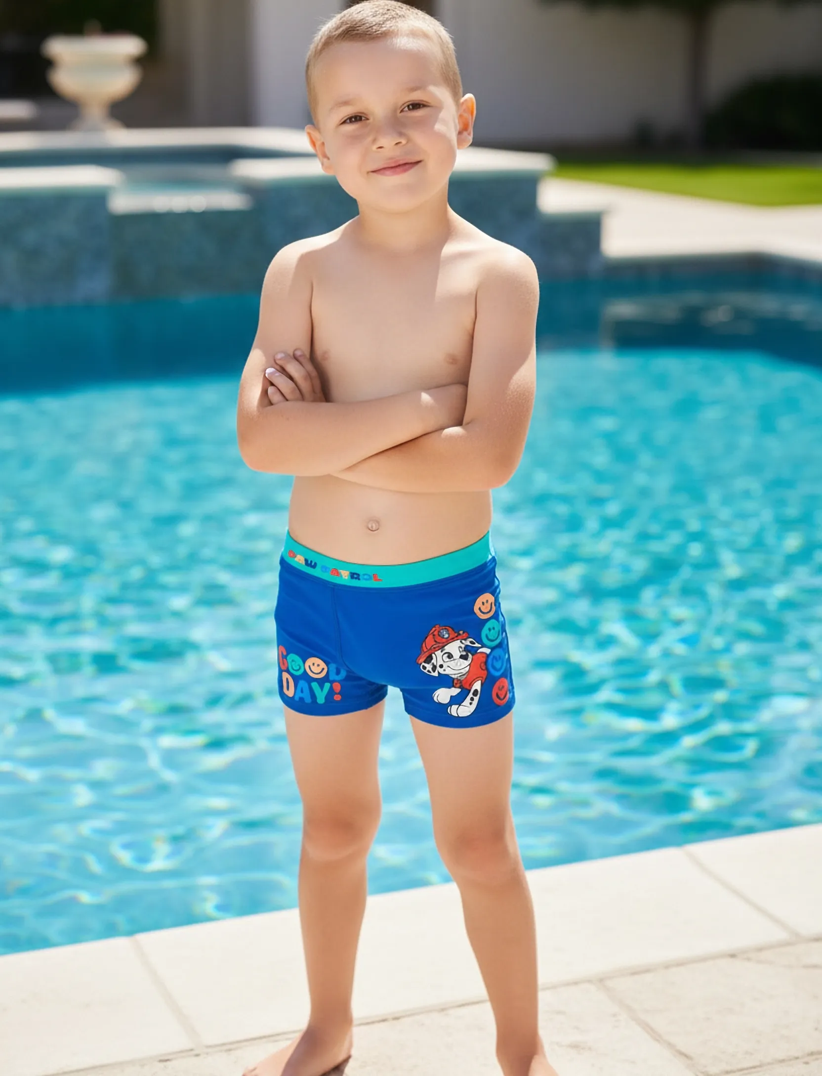 Paw Patrol Bademode, 98, Blau - Swimshorts, Kinder