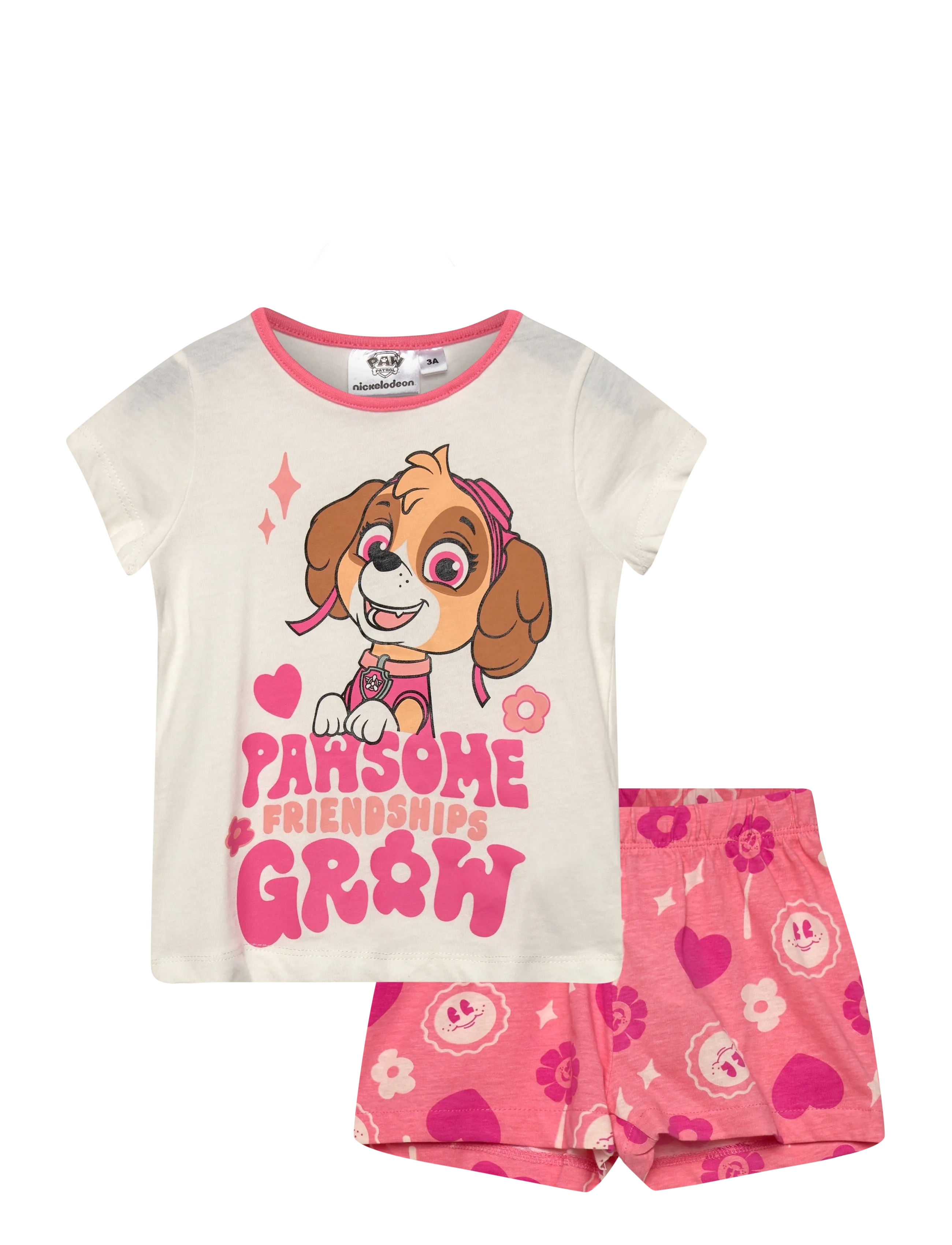 Paw Patrol PYJAMA - Pyjamas - WHITE / pink/rose