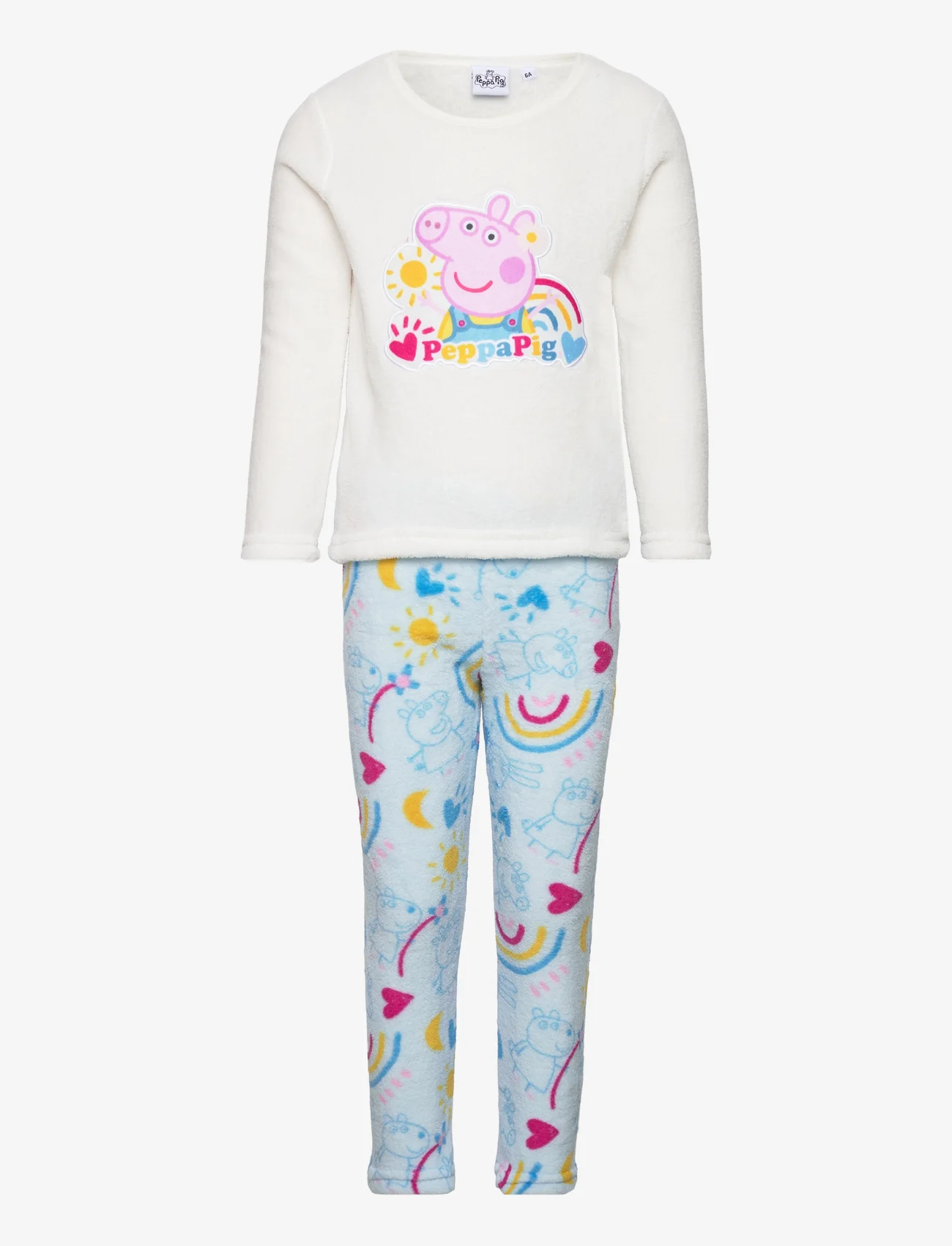 Peppa Pig - Pyjalong coral - pyjamassæt - off white - 0