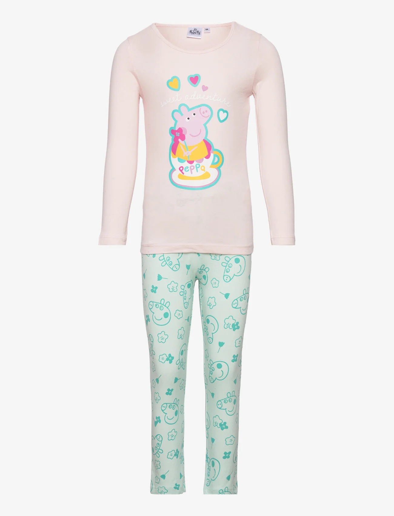 Peppa Pig - Pyjalong - pyjamassæt - pink - 0
