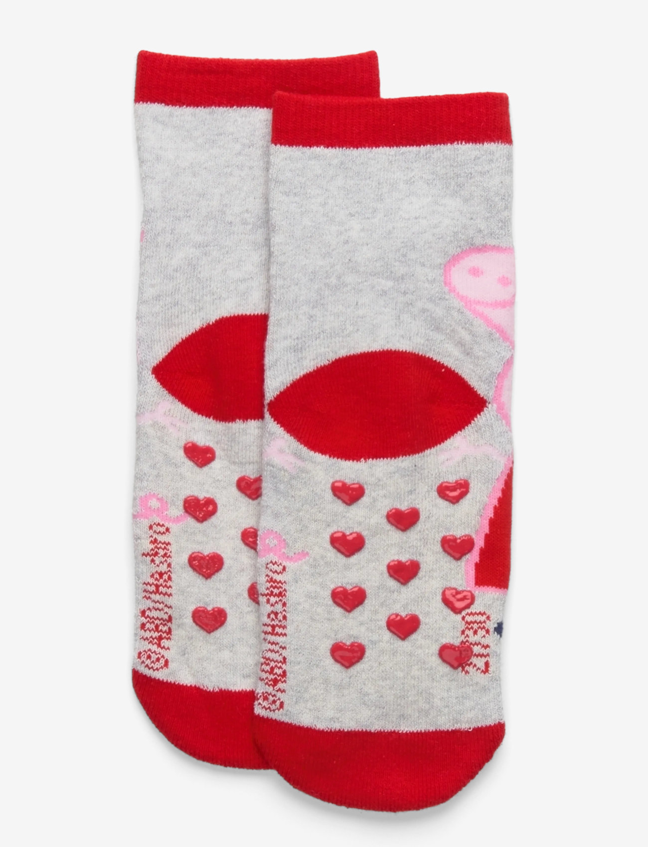 Peppa Wutz - SOCKS - anti-rutsch socken - red - 1