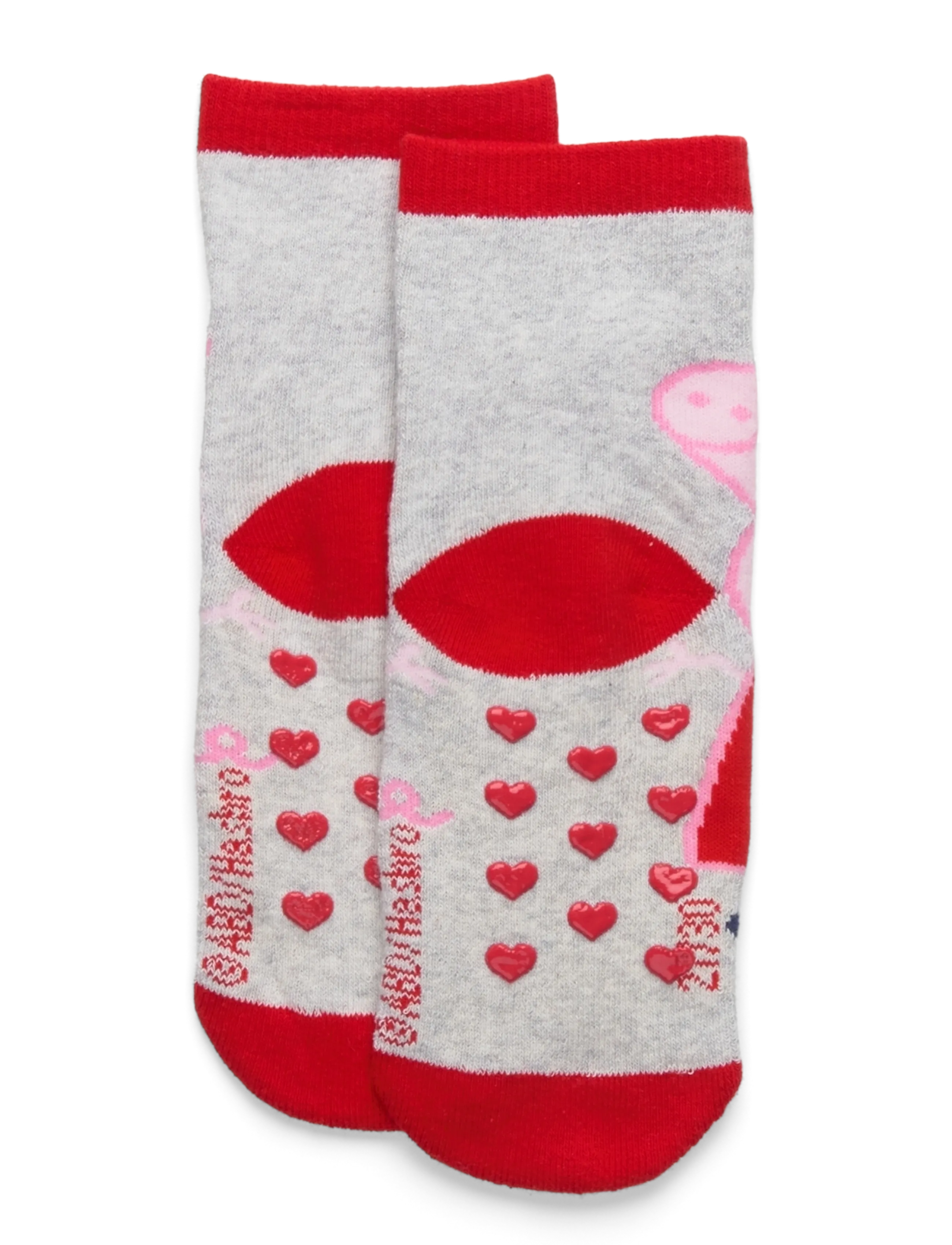Peppa Wutz - SOCKS - anti-rutsch socken - red - 1