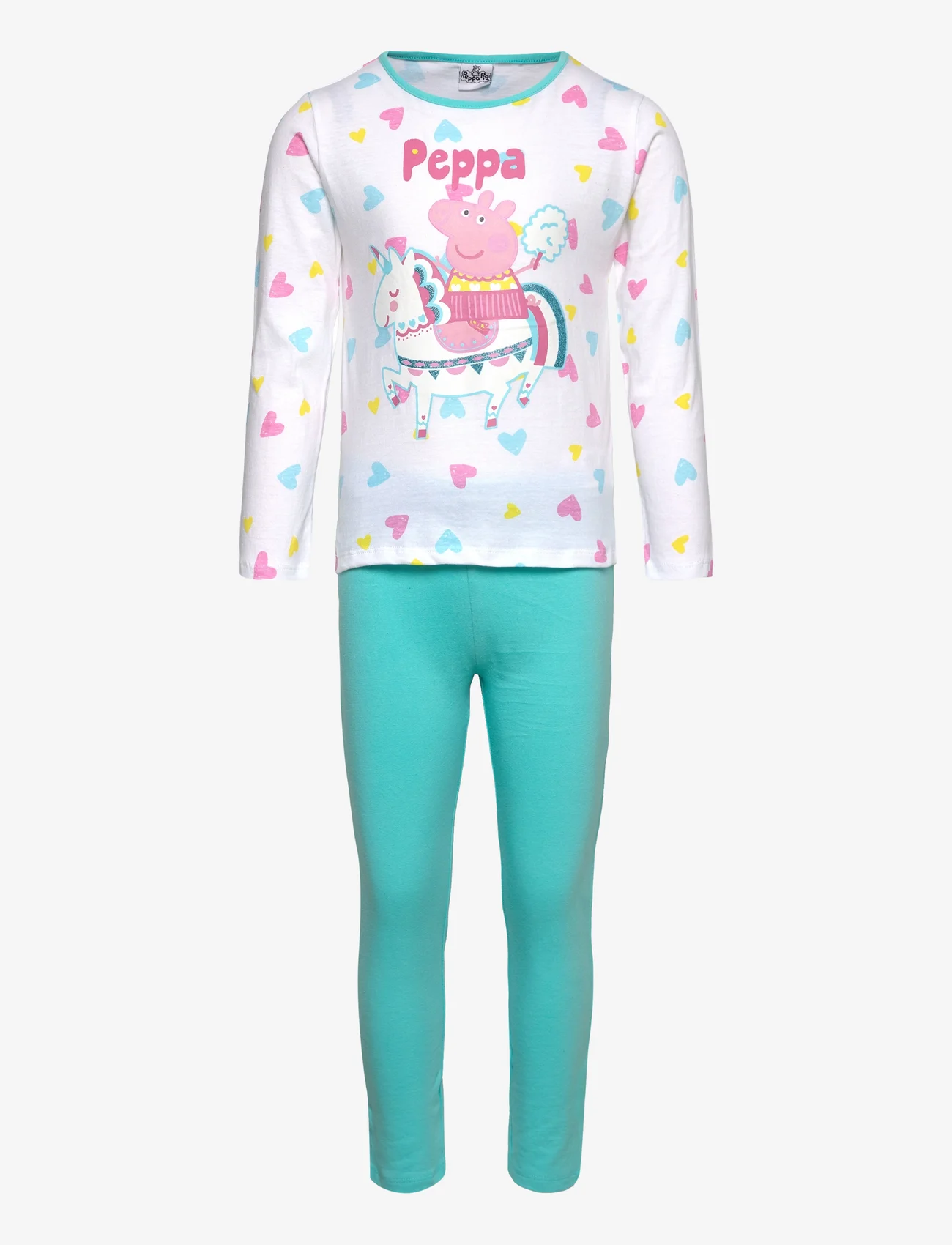 Peppa Pig - LONG PYJAMAS - pyjamassæt - turquoise - 0