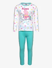 Peppa Pig - LONG PYJAMAS - rinkiniai - turquoise - 0