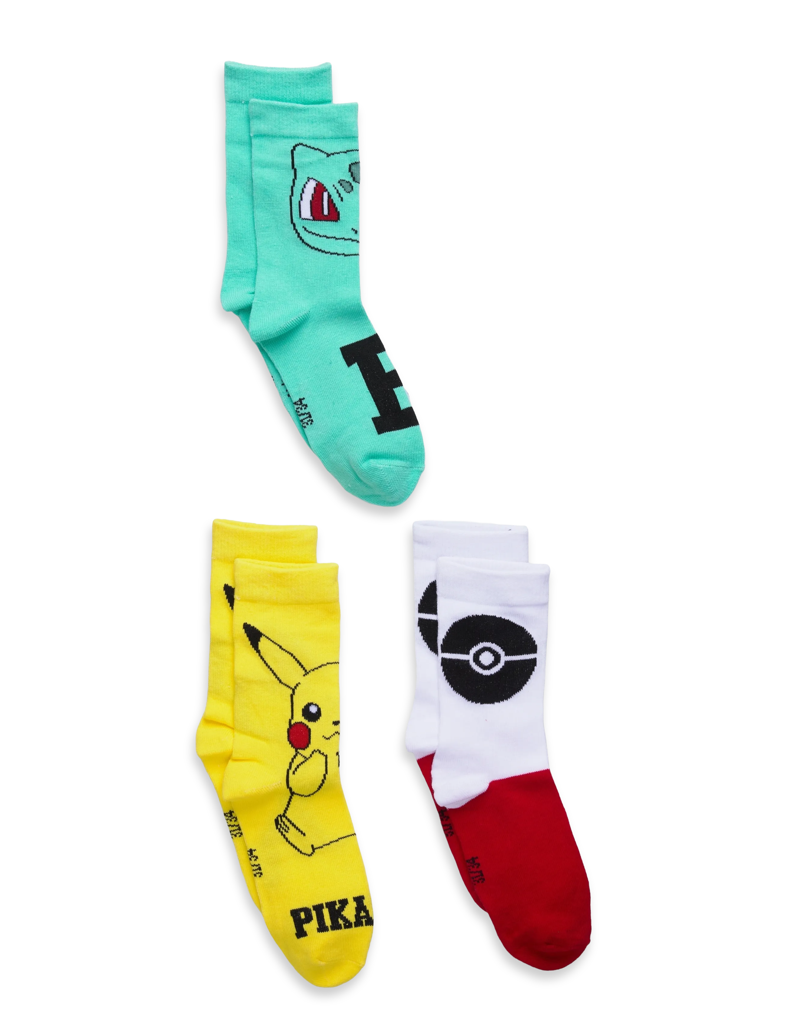 Pókemon Socks, 23/26, Multi/patterned, Sokker & Strømpebukser > Sokker, Børn