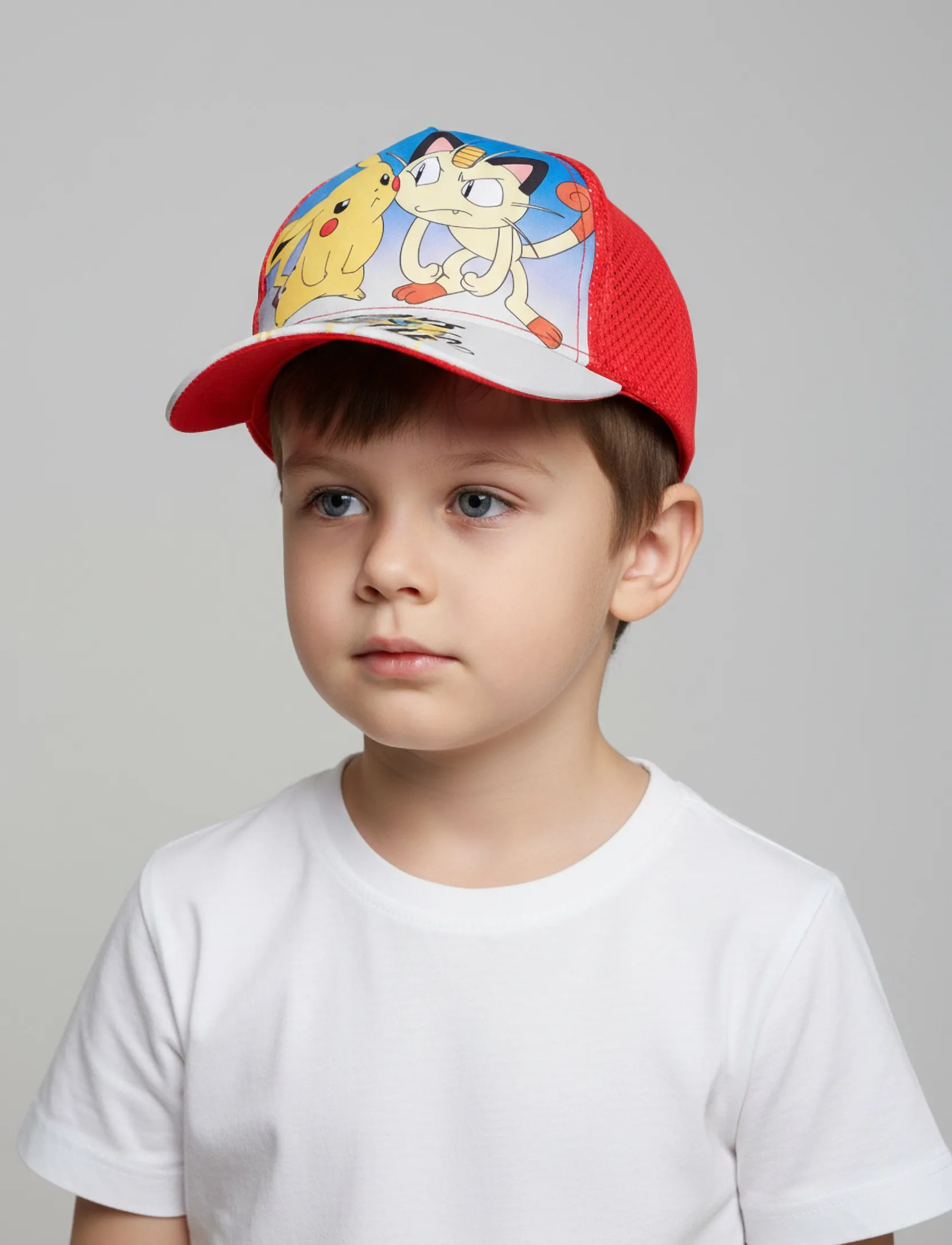 Pókemon Cap, 52, Headwear, Mehrfarbig/gemustert - Caps, Kinder