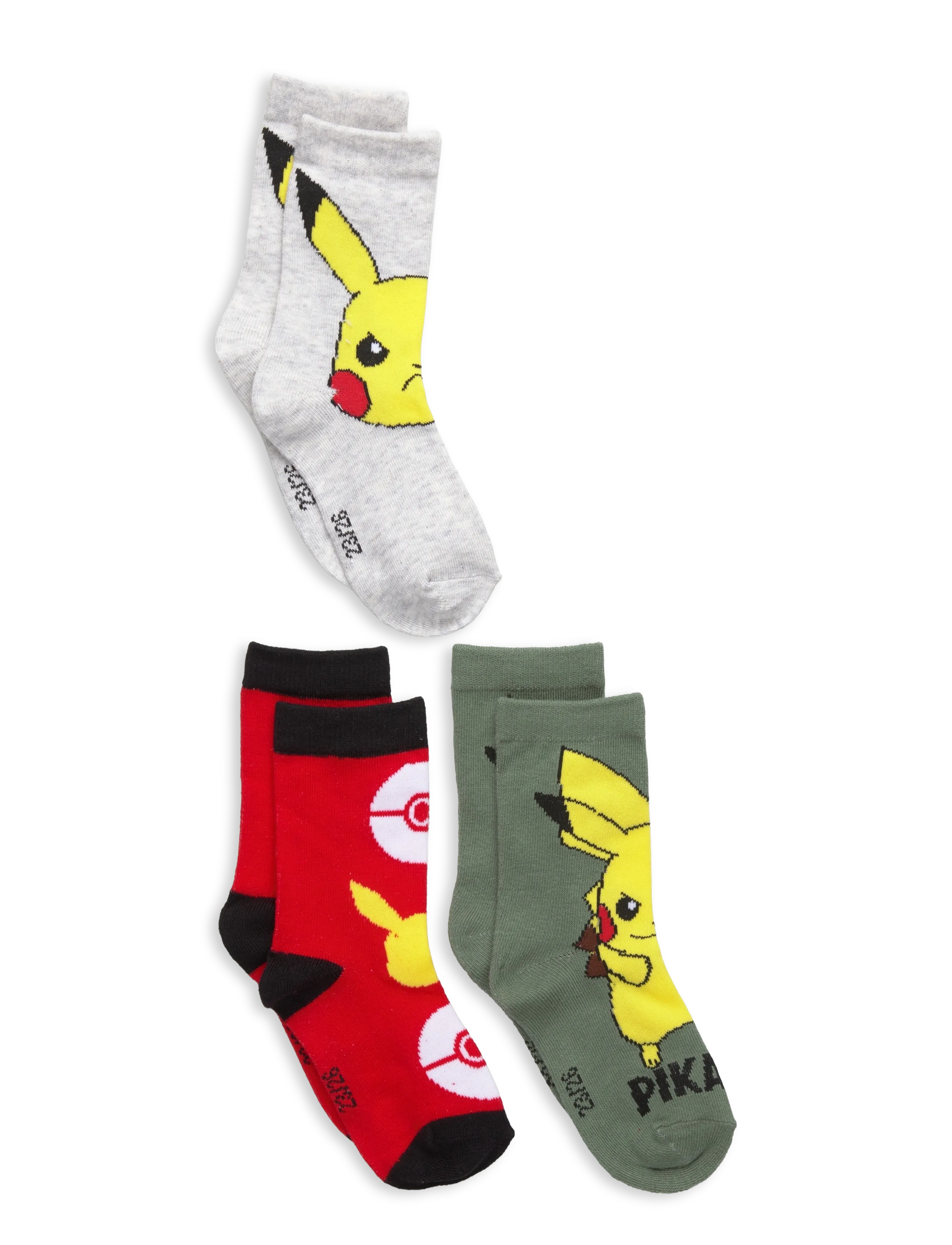 Pókemon Socks, 31/34, Socken & Strumpfhosen, Mehrfarbig/gemustert - Kinder