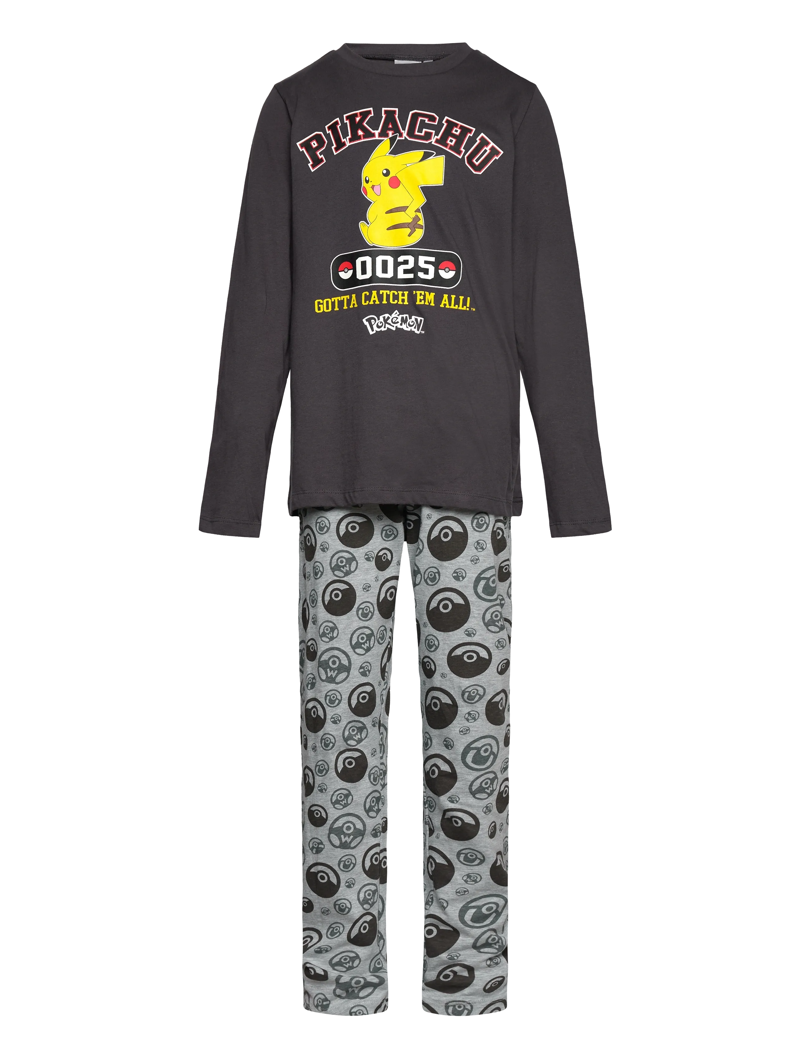 Pókemon PYJAMA - Kleidung - BLACK / grey