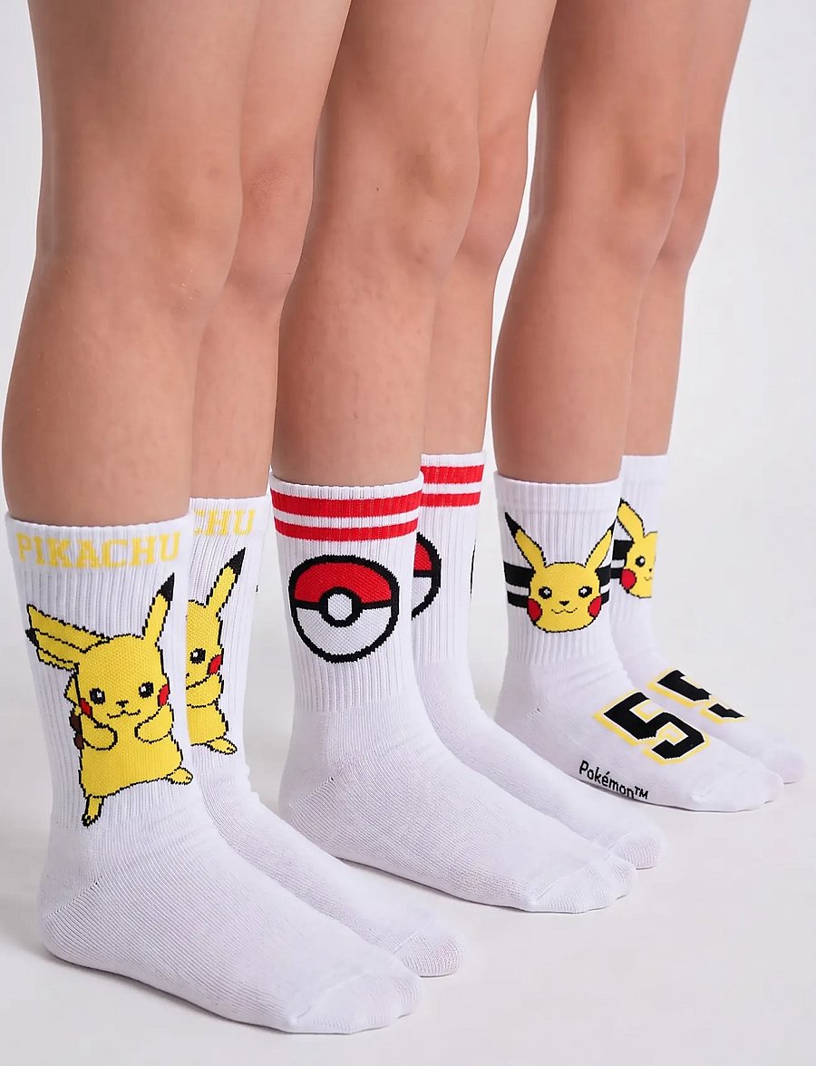 Pókemon - SOCKS - socks - white - 0