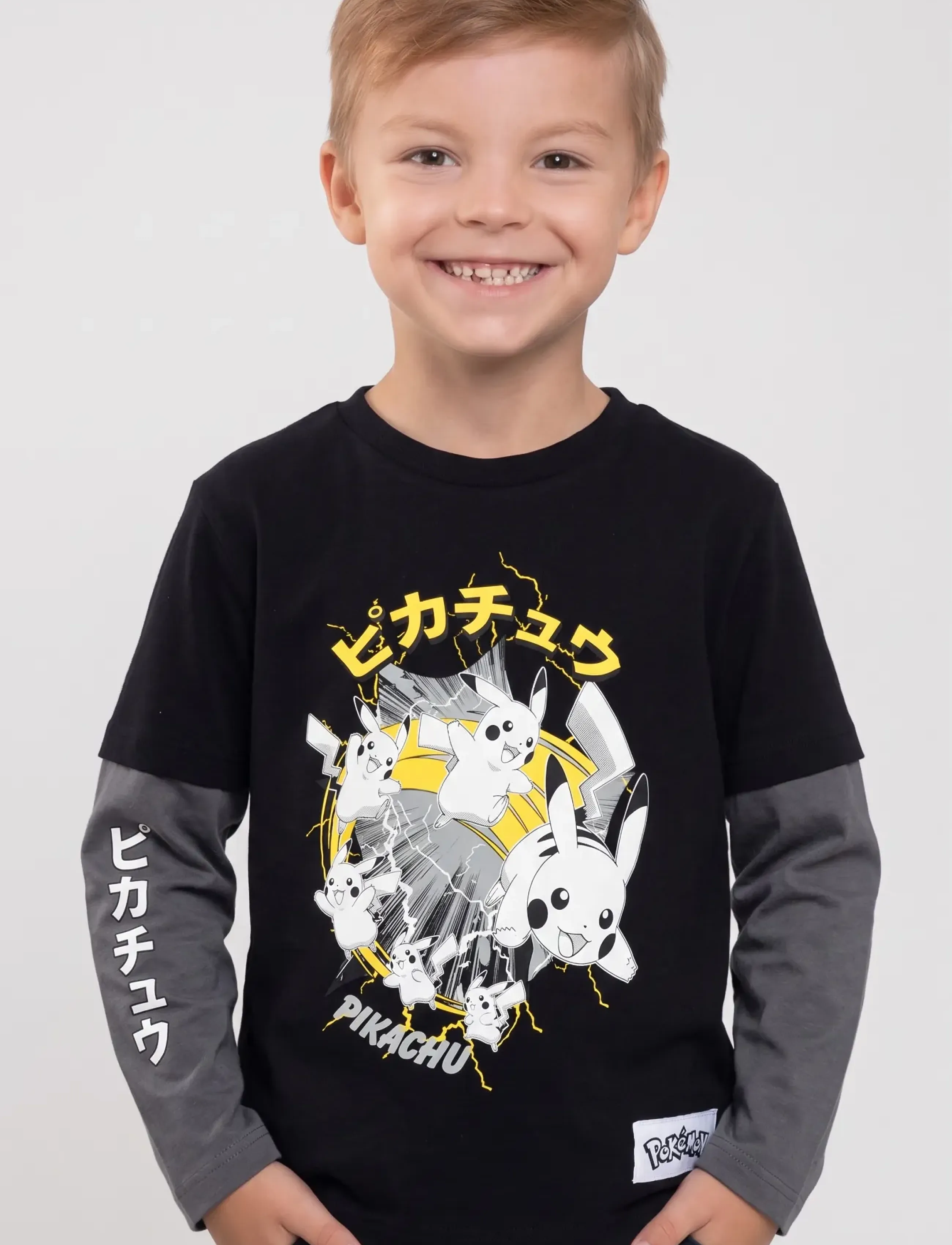 Pókemon TSHIRT - Pikkade varrukatega T-särgid - BLACK / black
