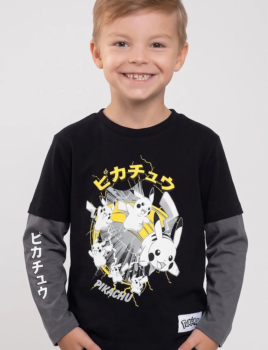 Pókemon - TSHIRT - pikkade varrukatega t-särgid - black - 0
