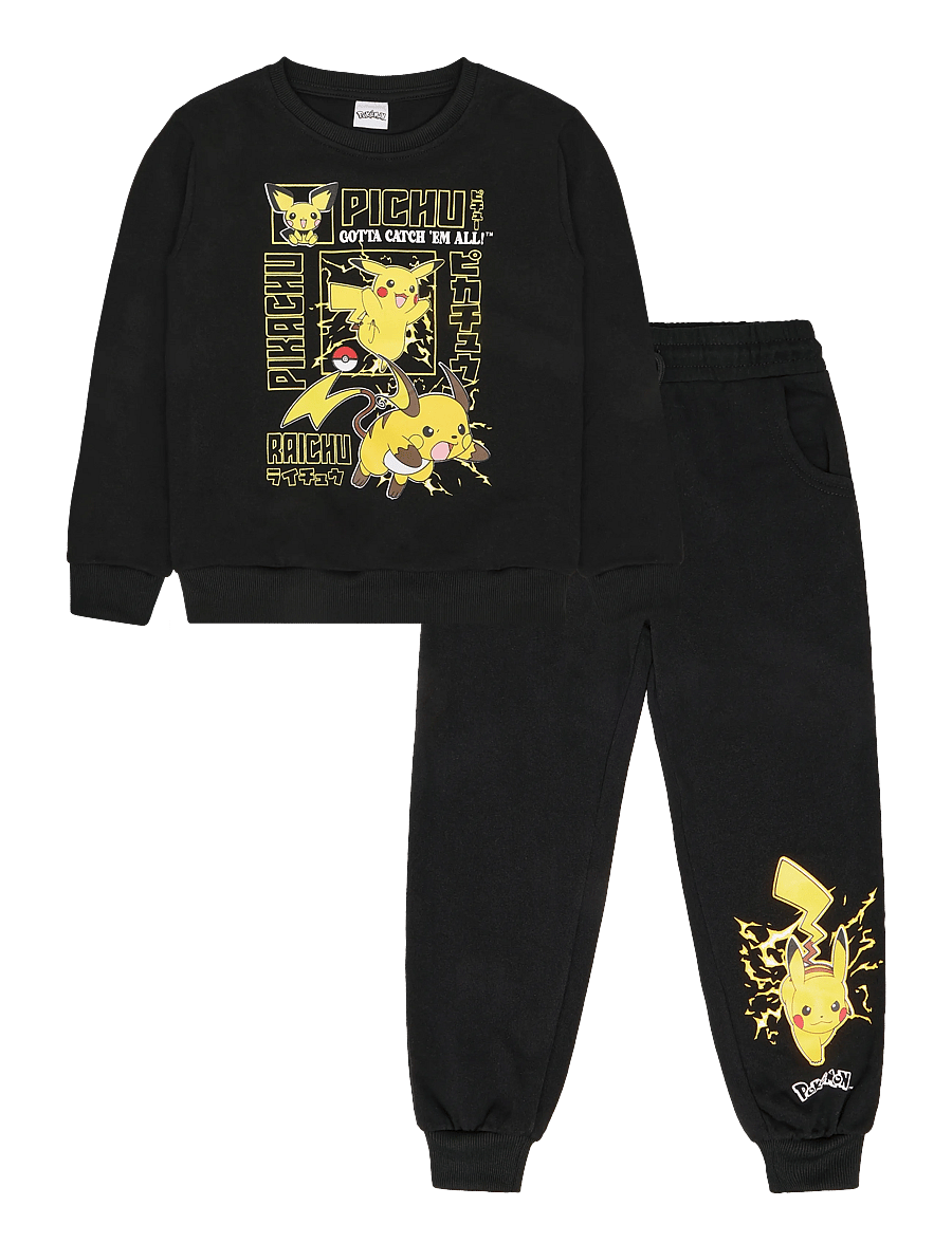 Pókemon - SET - sets mit langärmeligem t-shirt - black - 0