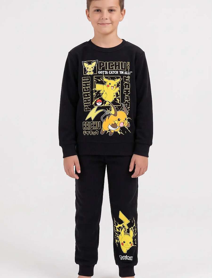 Pókemon - SET - sets with long-sleeved t-shirt - black - 0