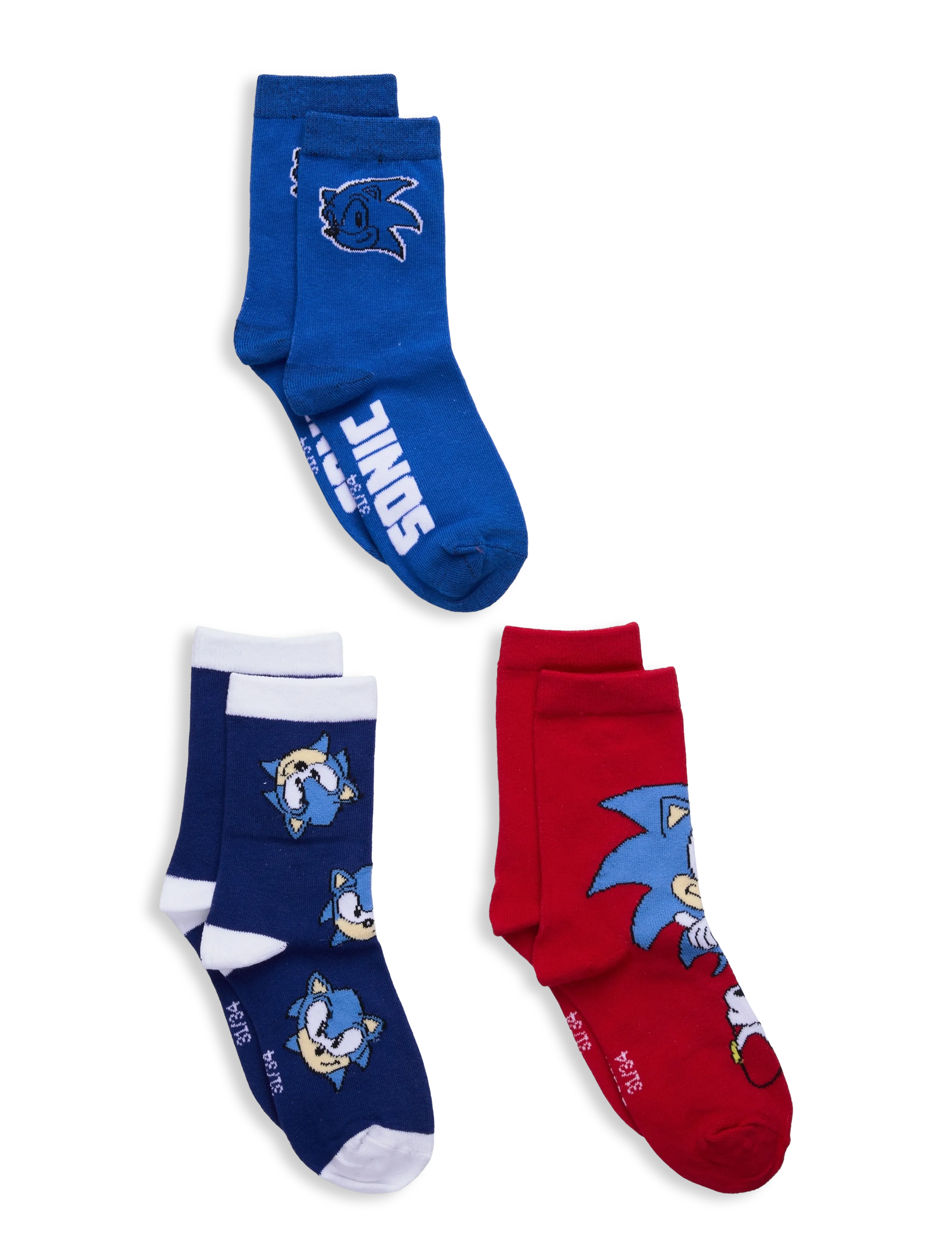 Sonic Socks, 31/34, Multi/patterned, Sokker & Strømpebukser > Sokker, Børn