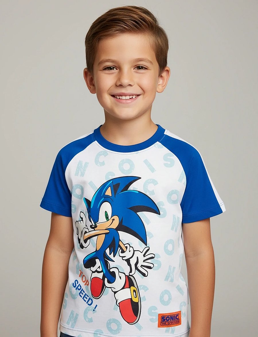 Sonic - TSHIRT - lühikeste varrukatega t-särgid - white - 0