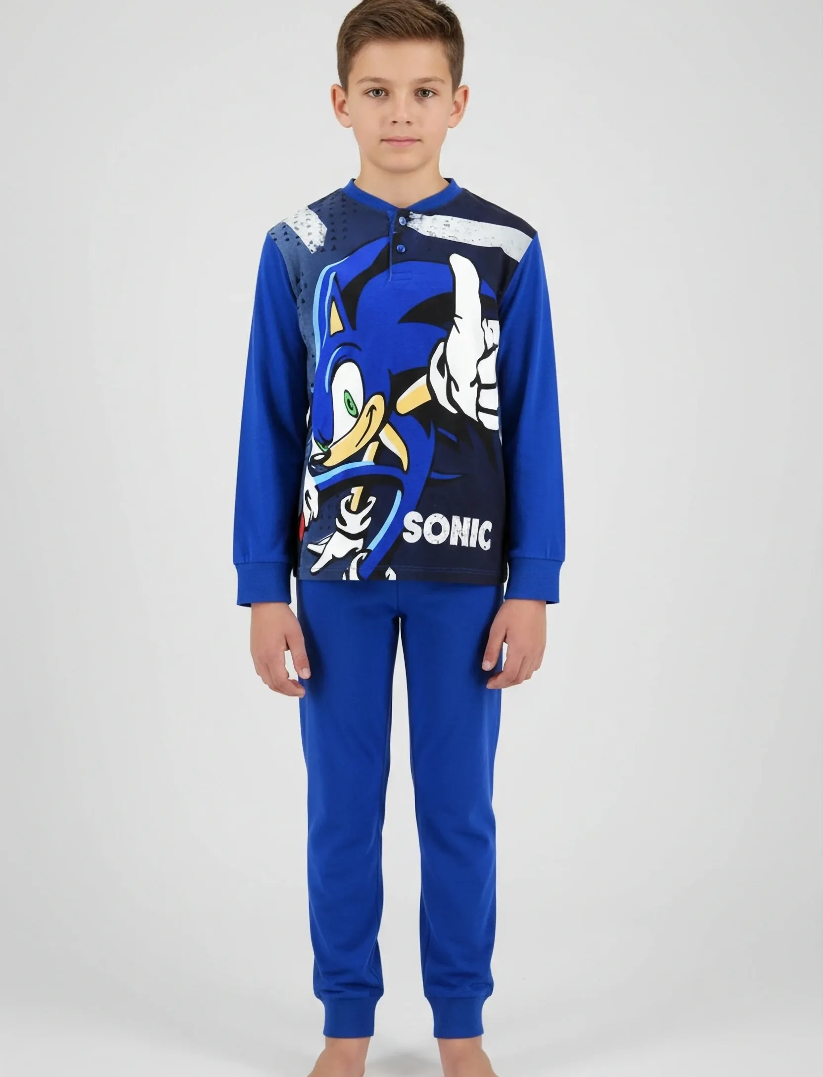 Sonic Pyjama, 104, Blue, Pyjamas > Pyjamas-Sæt, Børn