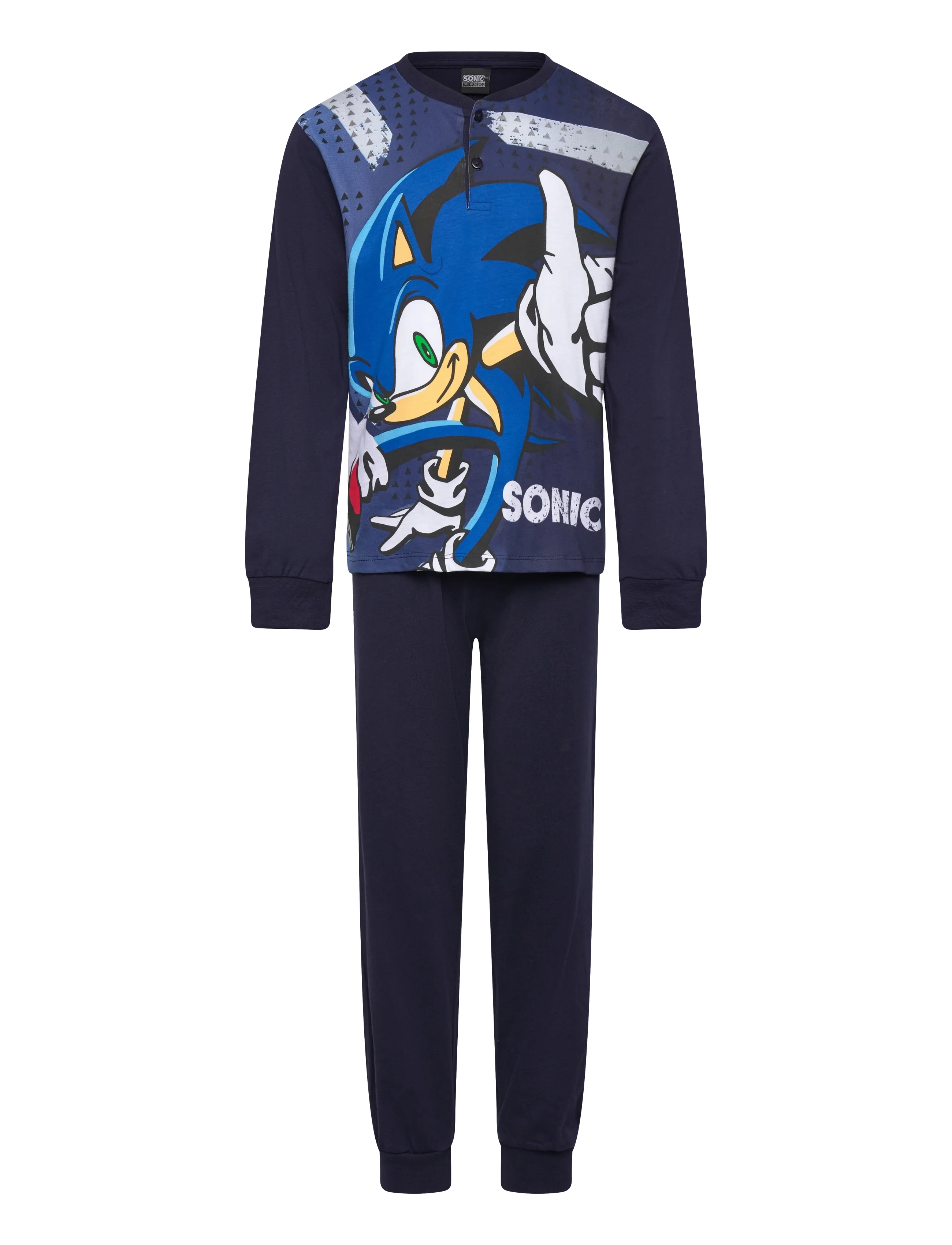 Sonic Pyjama, 104, Navy, Pyjamas > Pyjamas-Sæt, Børn