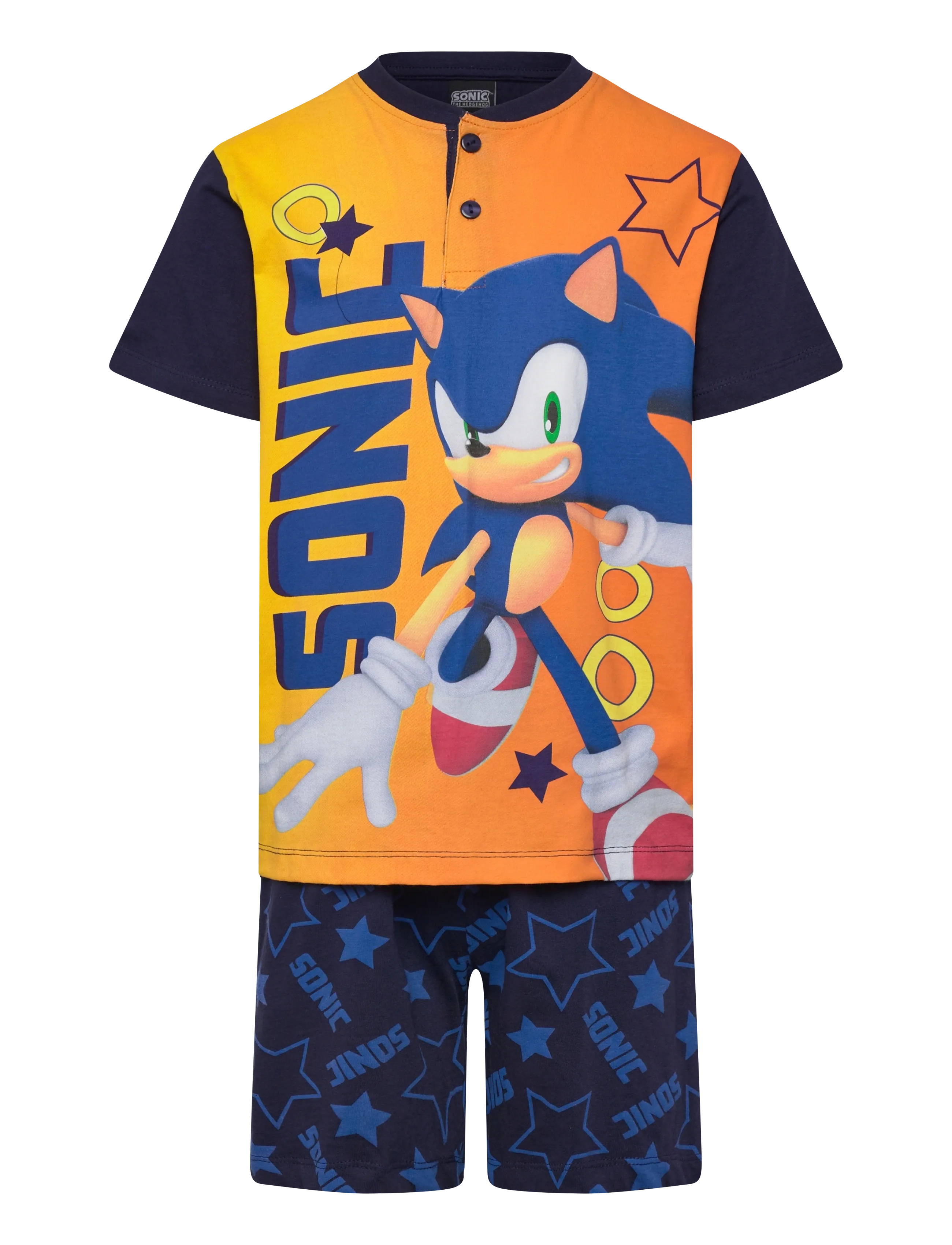 Sonic Pyjama, 116, Navy, Pyjamas > Pyjamas-Sæt, Børn