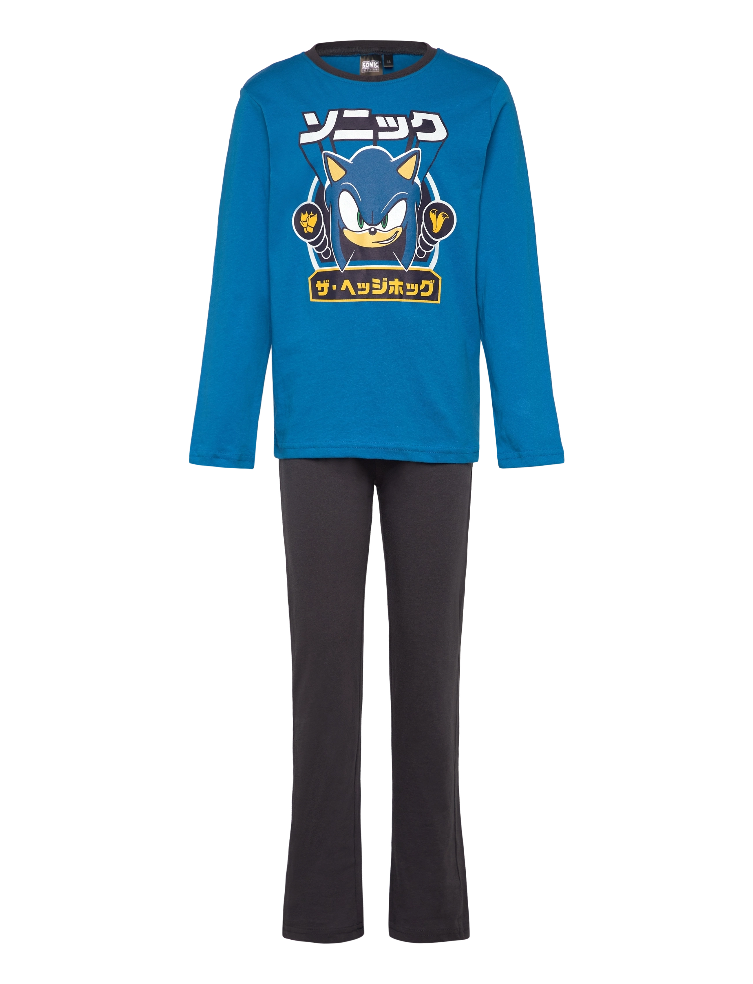 Sonic Pyjama, 98, Navy, Pyjamas > Pyjamas-Sæt, Børn