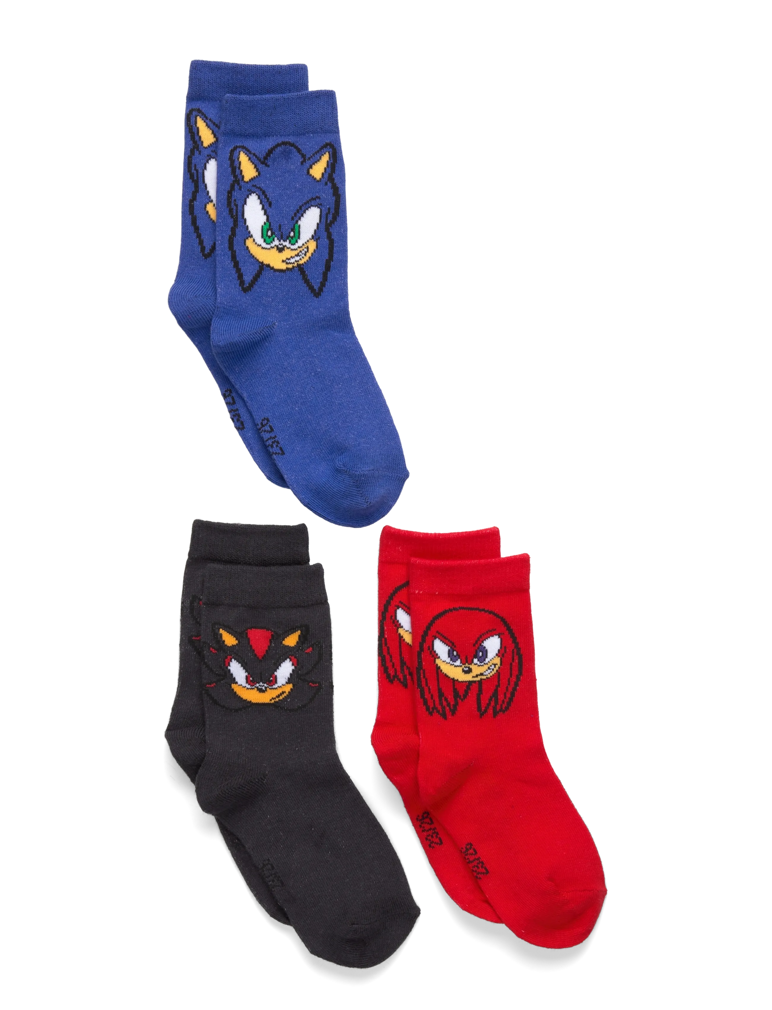 Sonic Socks, Børn, Sonic Sokker, Multi/mønstret, Str: 23/26
