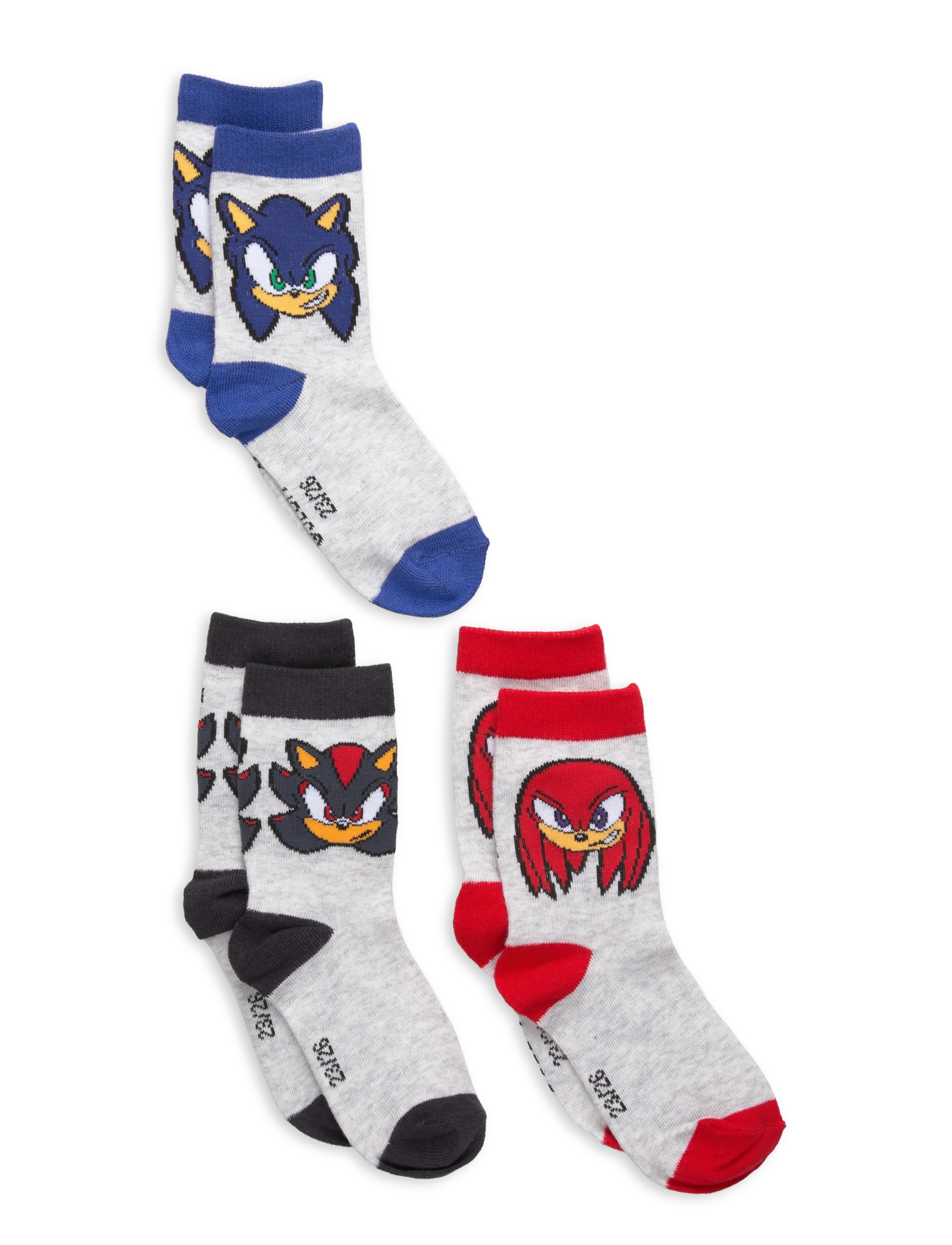 Sonic Socks, 23/26, Grey, Sokker & Strømpebukser > Sokker, Børn