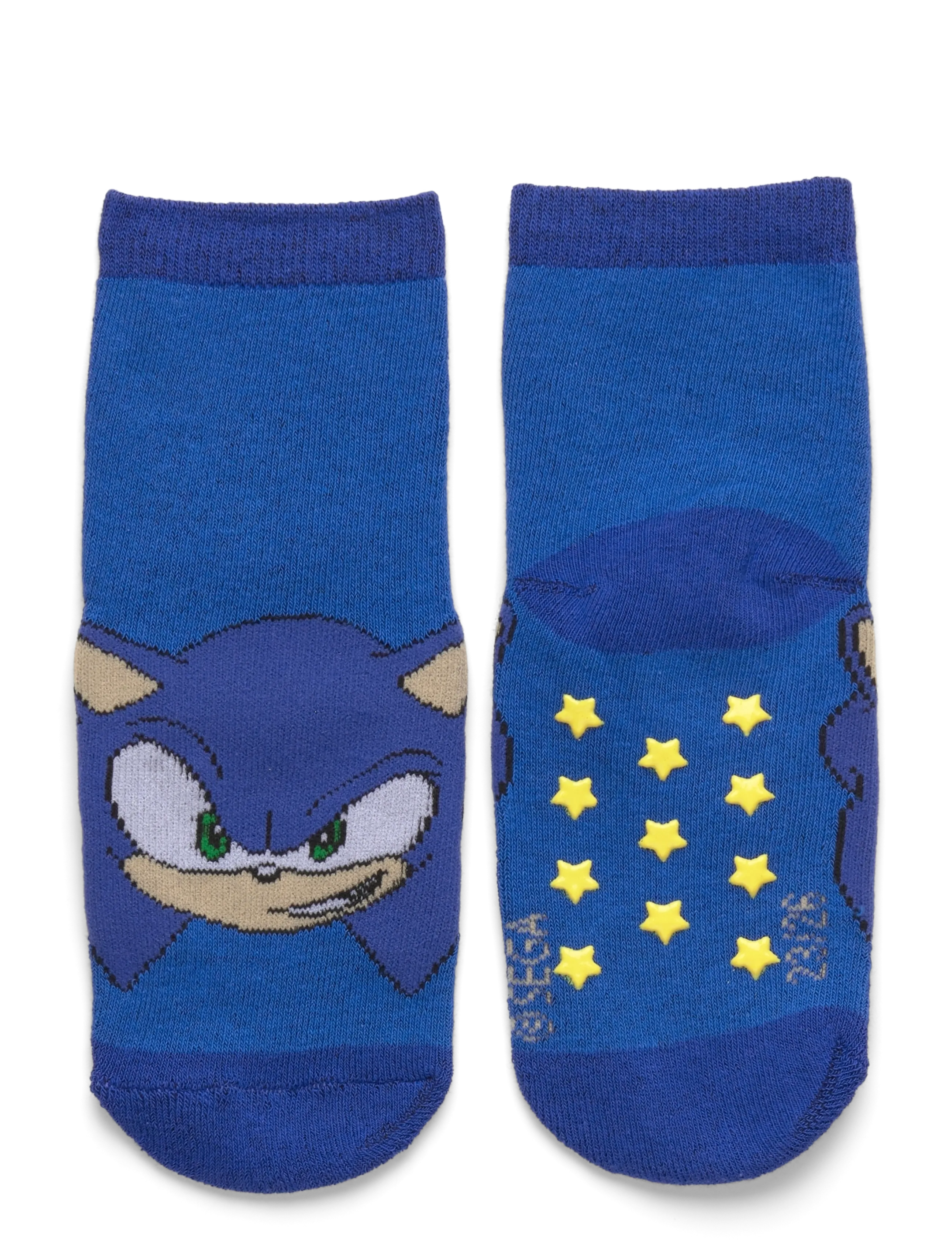 Sonic Socks, 23/26, Socken & Strumpfhosen, Blau - Non-slip Kinder