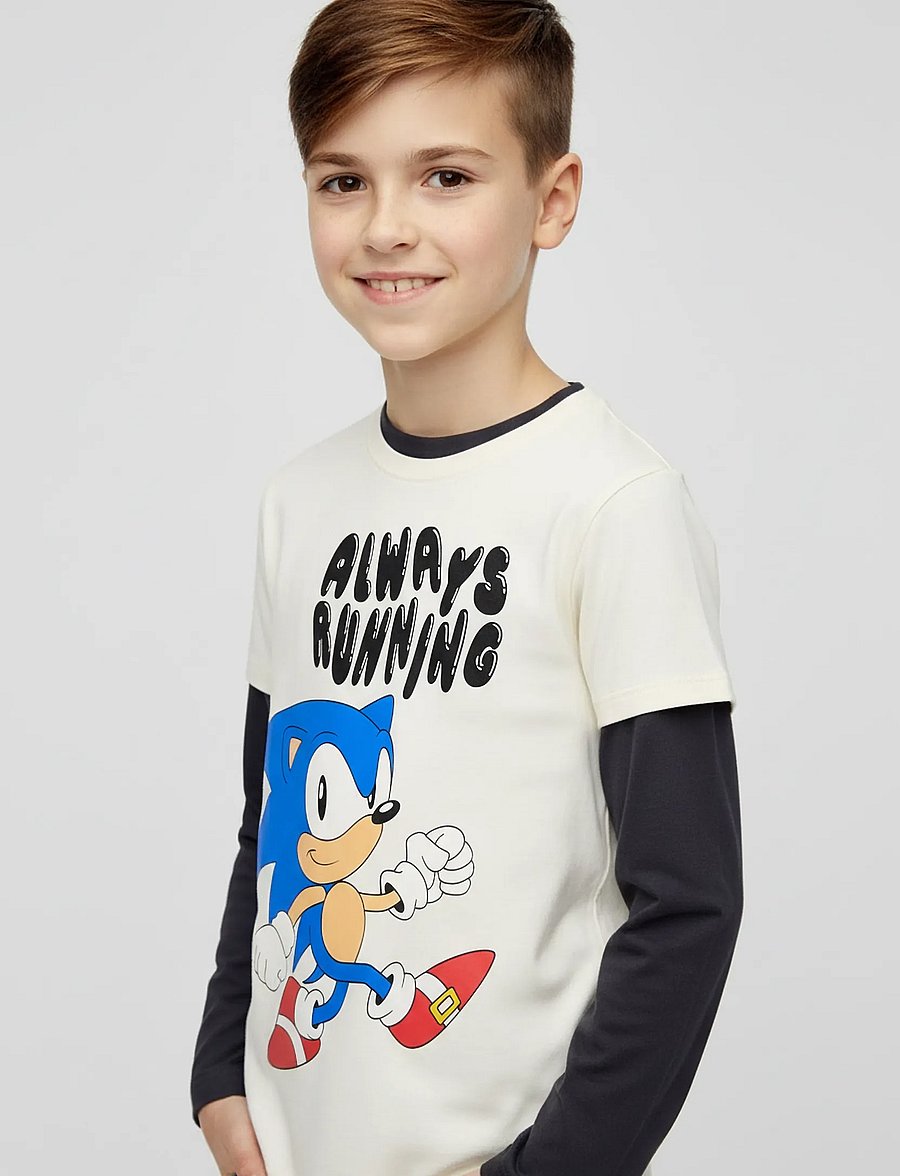 Sonic - TSHIRT - långärmade t-shirts - owhite - 0