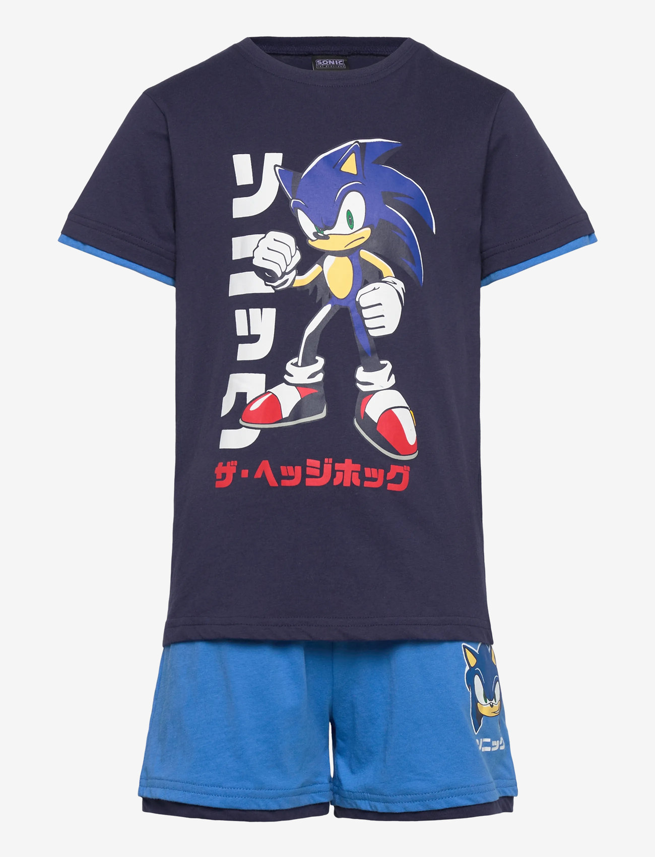 Sonic - TSHIRT + SHORT - navy - 0