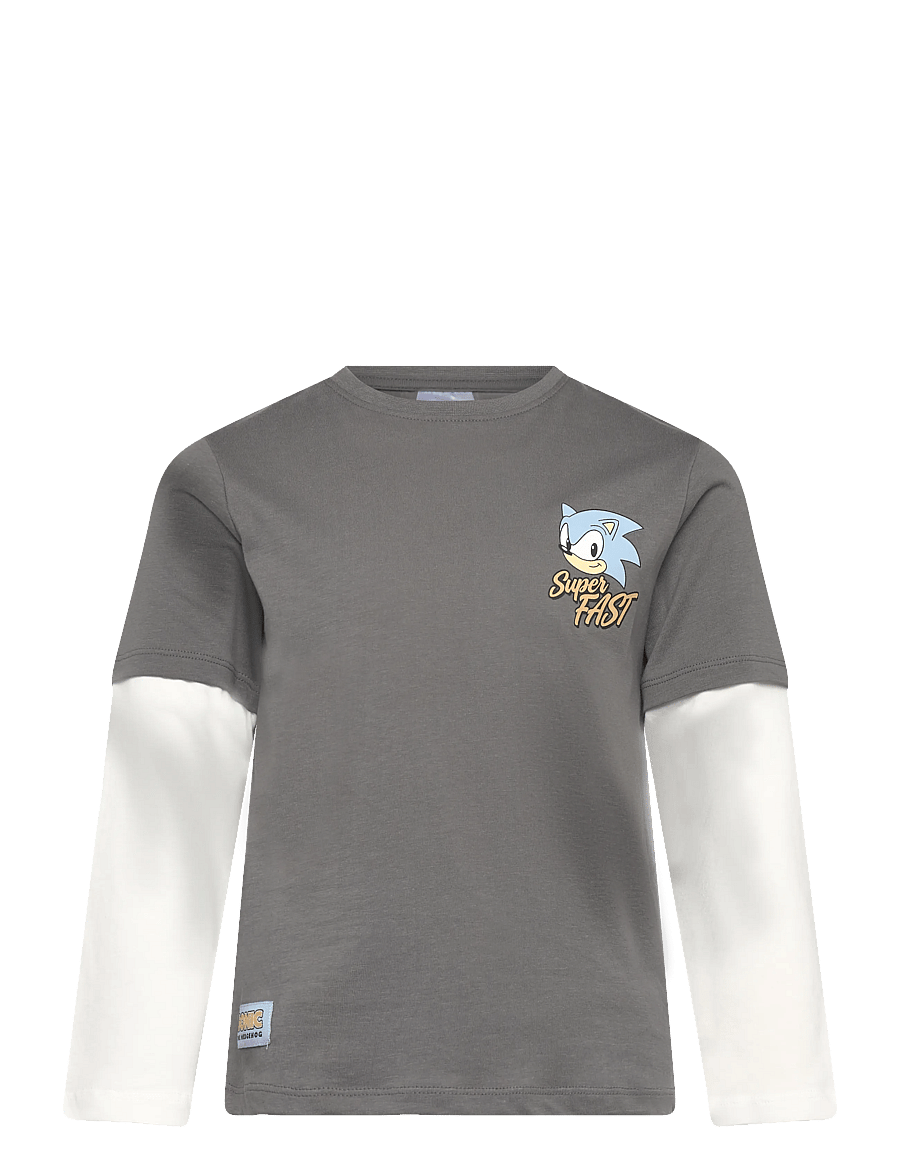 Sonic - TSHIRT - langärmelig - dgrey - 0