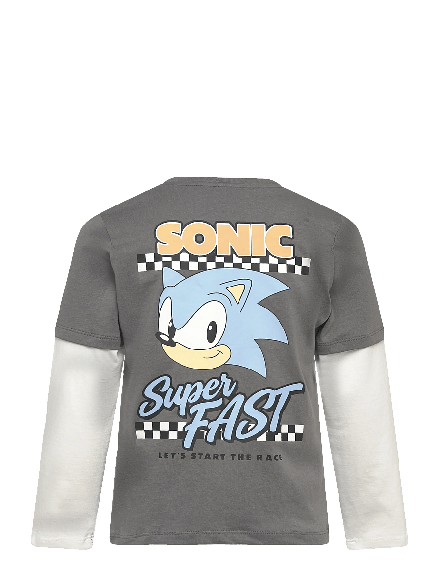 Sonic - TSHIRT - langärmelig - dgrey - 1