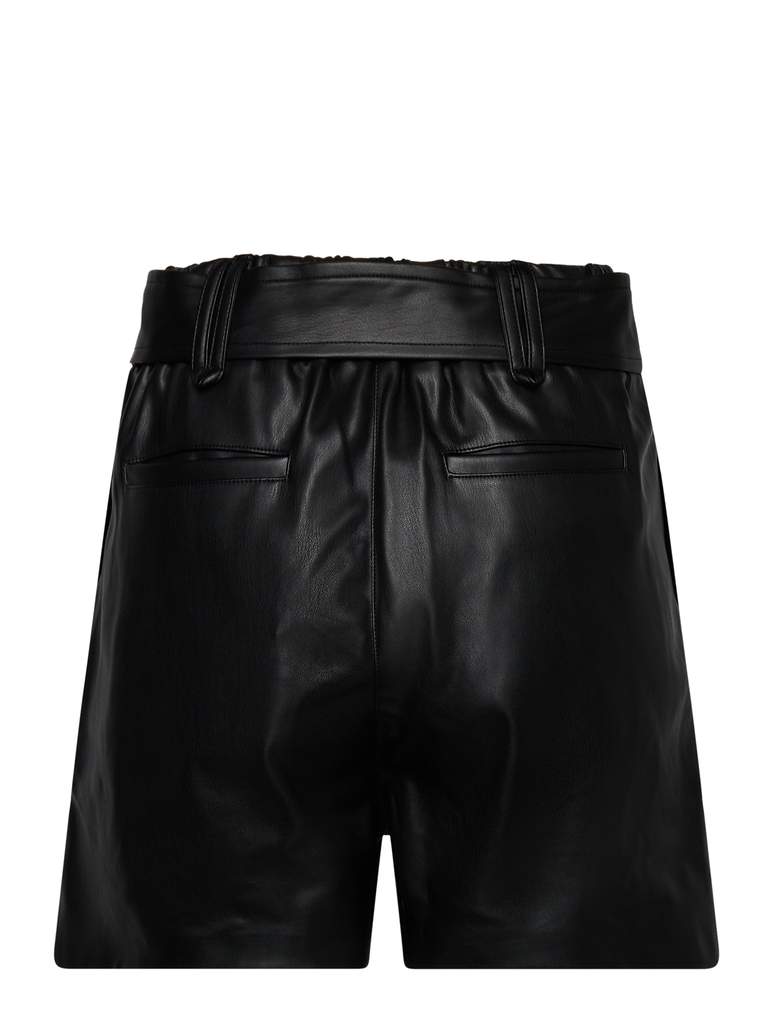 SUNCOO Paris - BANNY - nahkashortsit - noir - 1