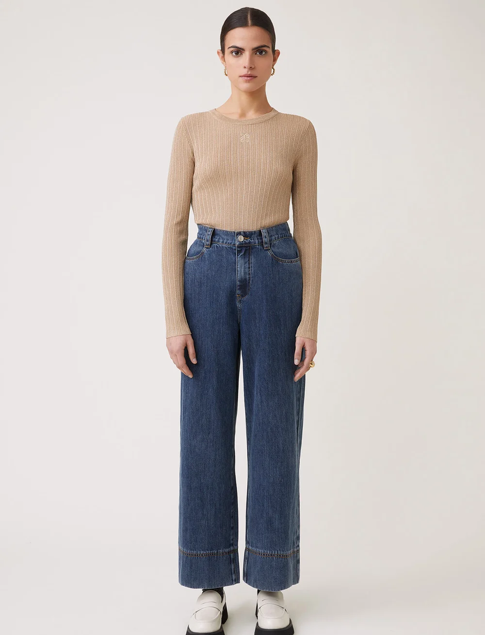 SUNCOO Paris - Roy - brede jeans - bleu jeans - 0