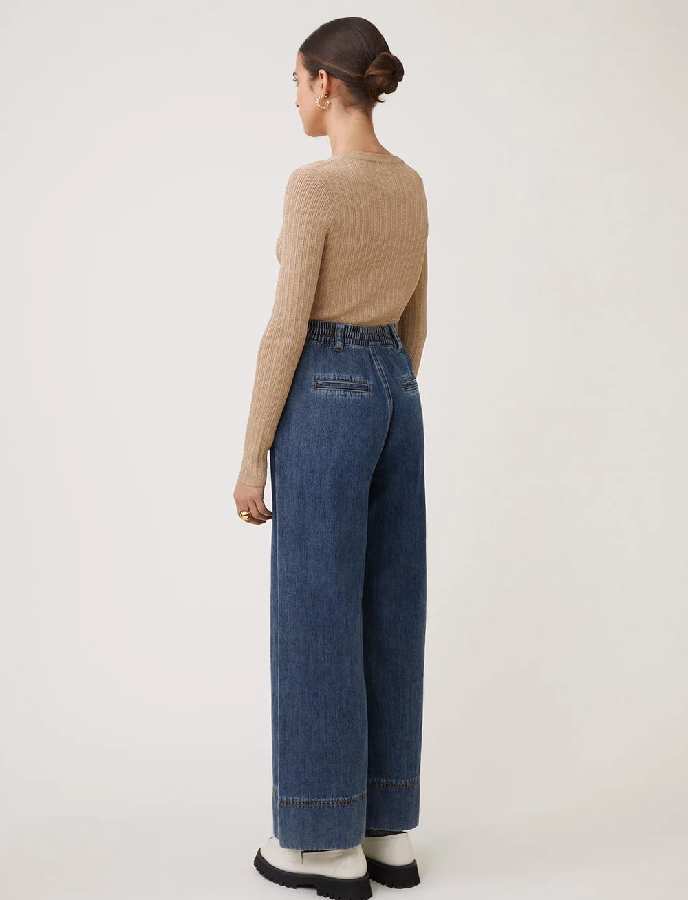 SUNCOO Paris - Roy - brede jeans - bleu jeans - 3