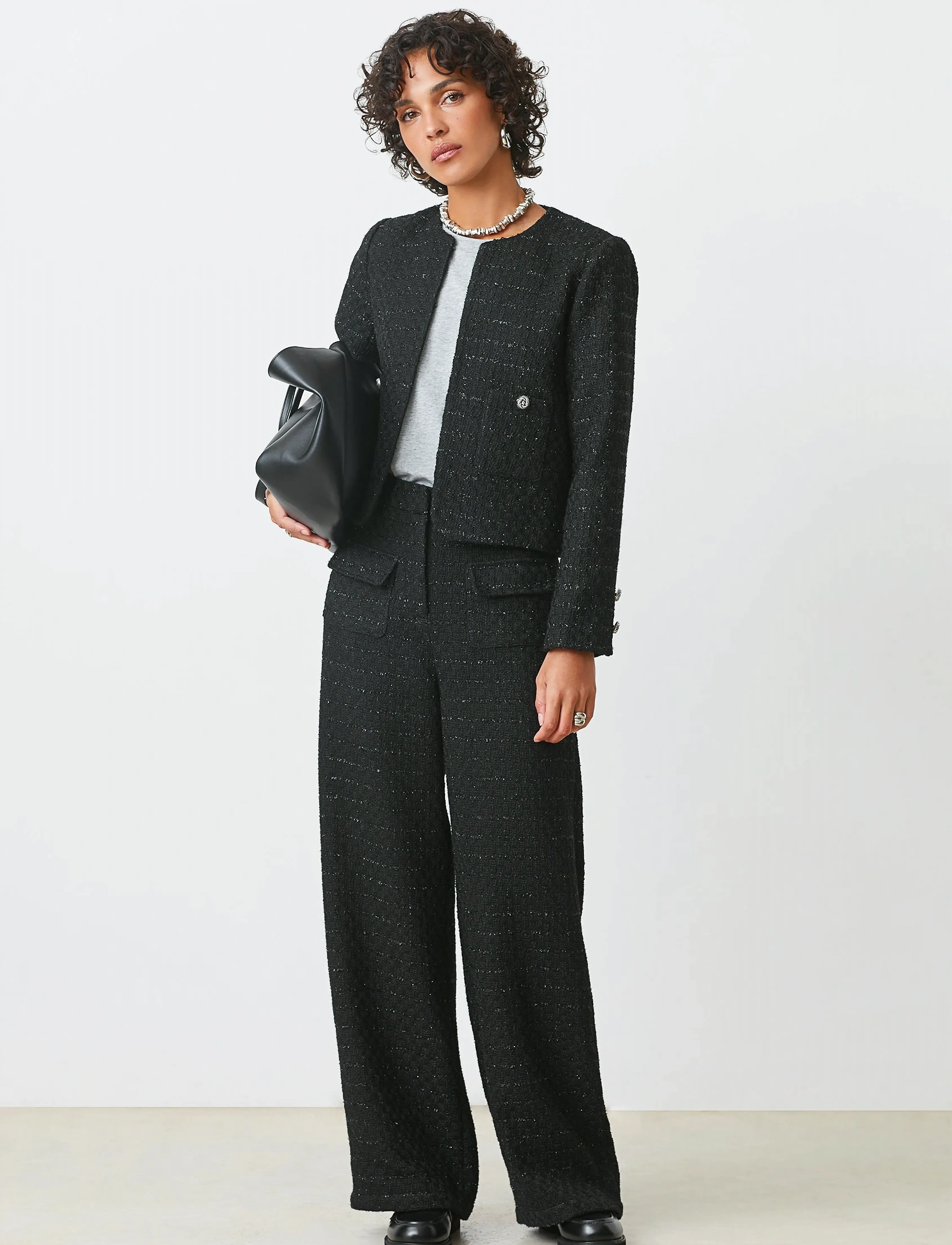 SUNCOO Paris Joy, L, Black, Bukser > Brede Ben, Dame