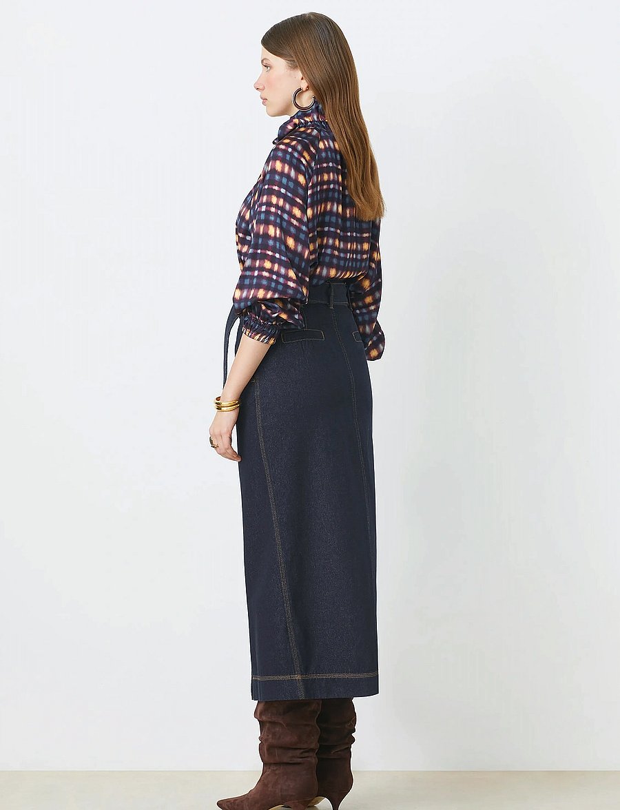 SUNCOO Paris - Fancy - denimnederdele - bleu jeans - 4
