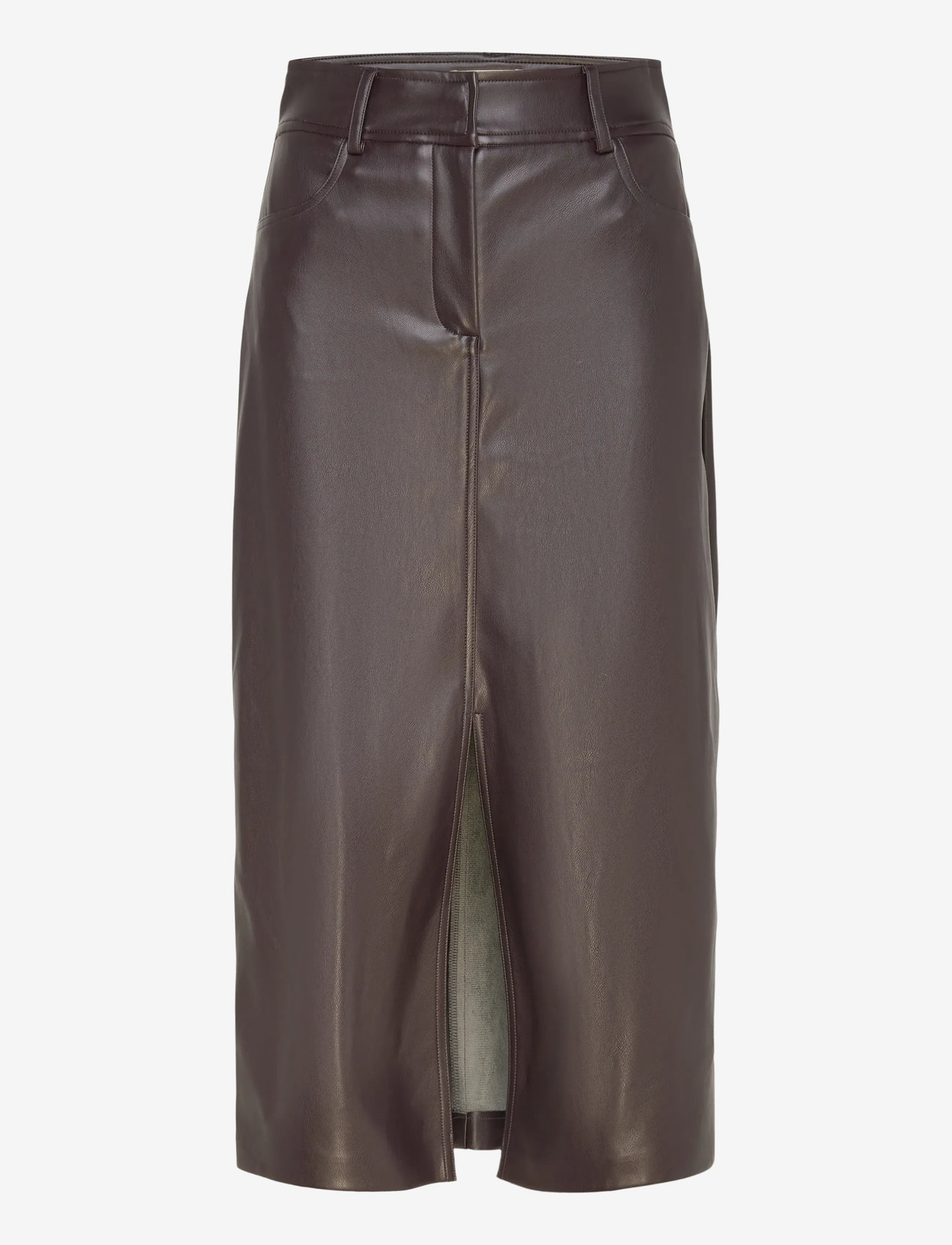 SUNCOO Paris - Frida - midi rokken - prune - 0