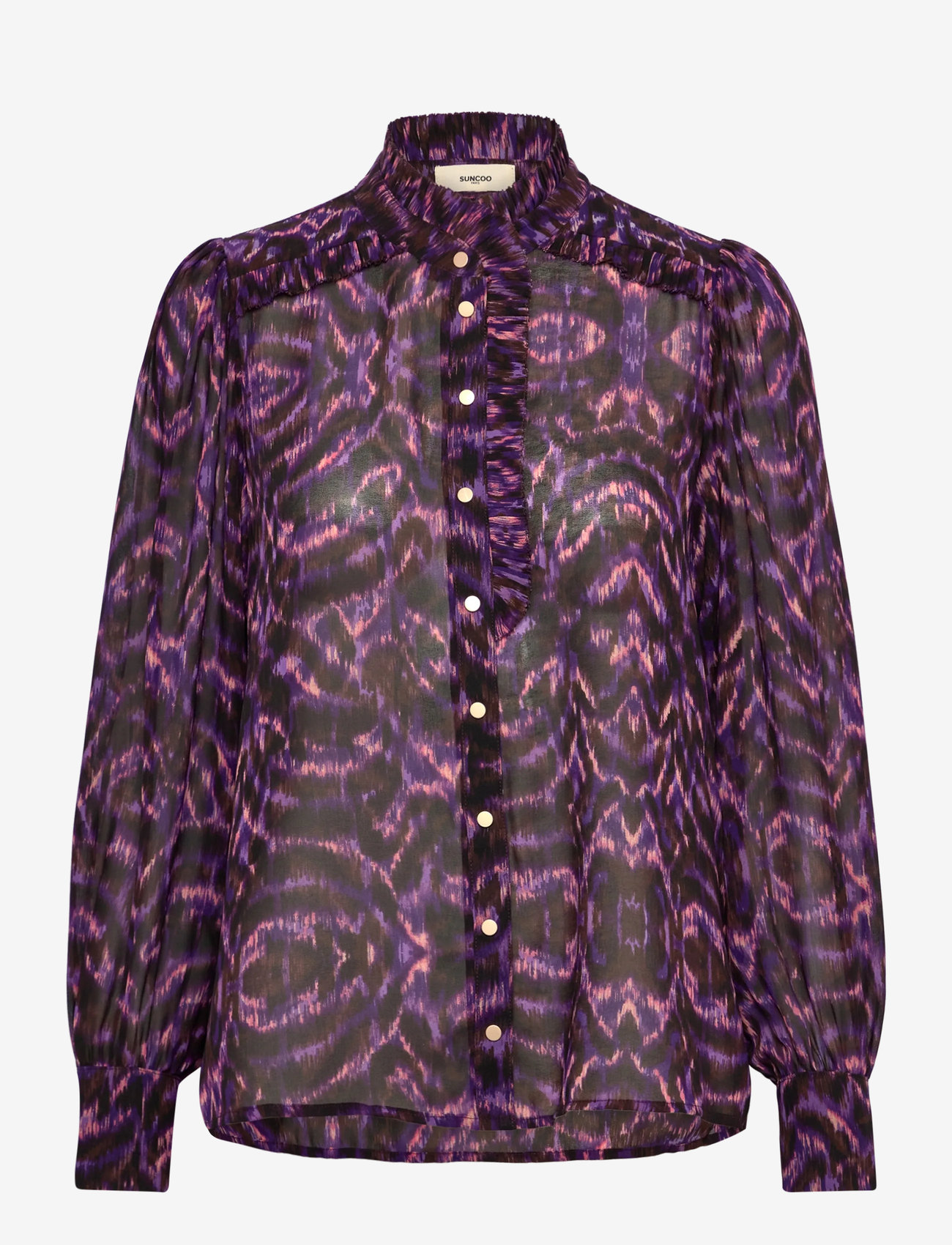 SUNCOO Paris - Lyric - langærmede skjorter - violet - 0